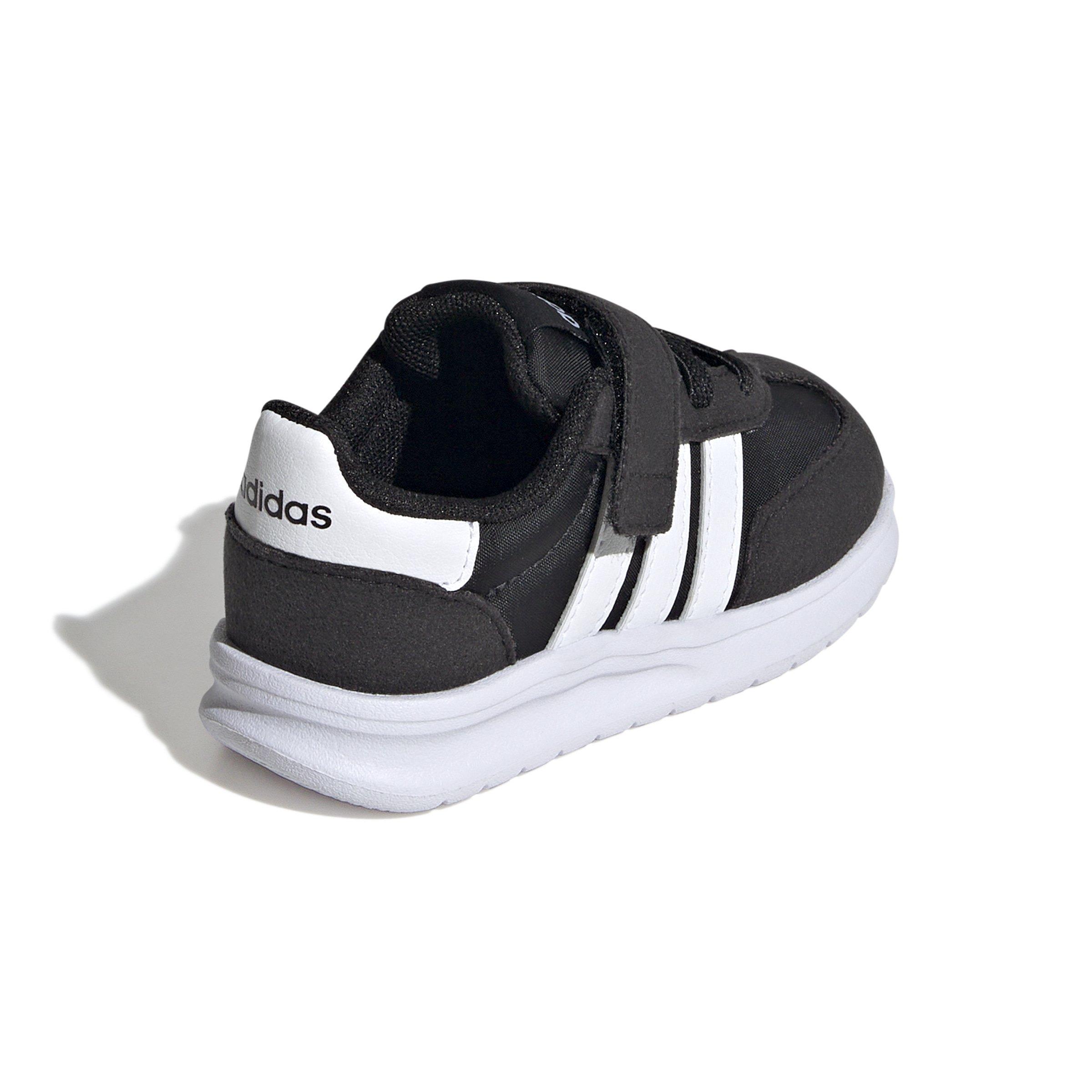 adidas Run 70s 2.0 "Core Black/Ftwr White/Core Black" Infant Boys' Shoe - BLACK/WHITE/BLACK