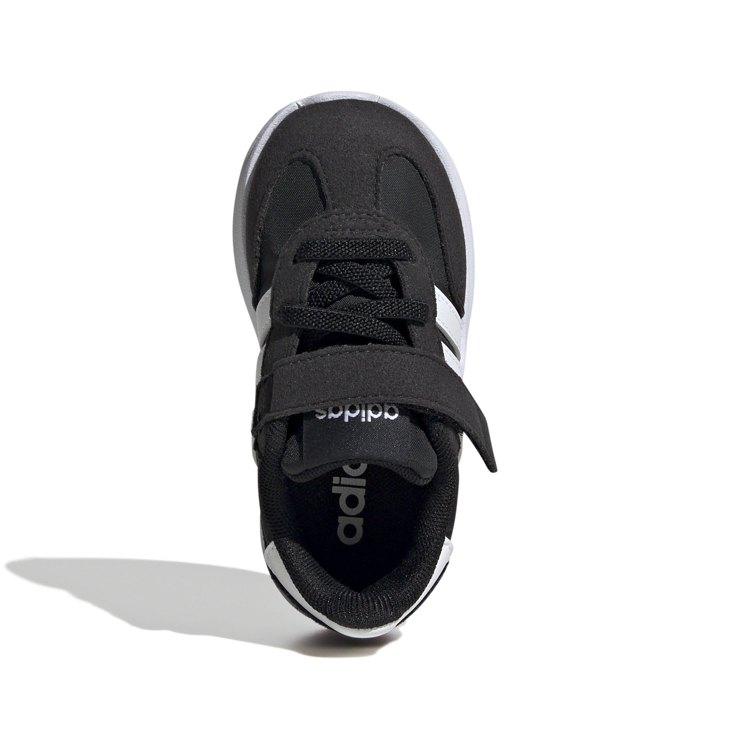 adidas Run 70s 2.0 "Core Black/Ftwr White/Core Black" Infant Boys' Shoe - BLACK/WHITE/BLACK