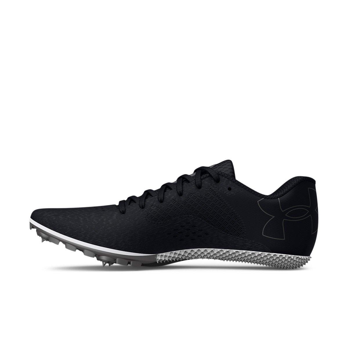 Under Armour Kick Sprint 4 "Black/White" Unisex Track Spike - BLACK/WHITE Thumbnail View 2