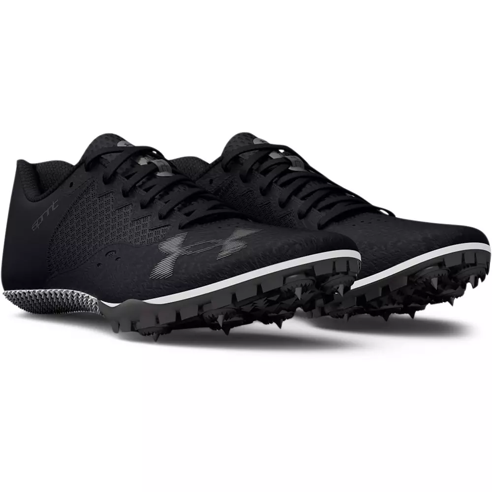 Under Armour Kick Sprint 4 "Black/White" Unisex Track Spike - BLACK/WHITE