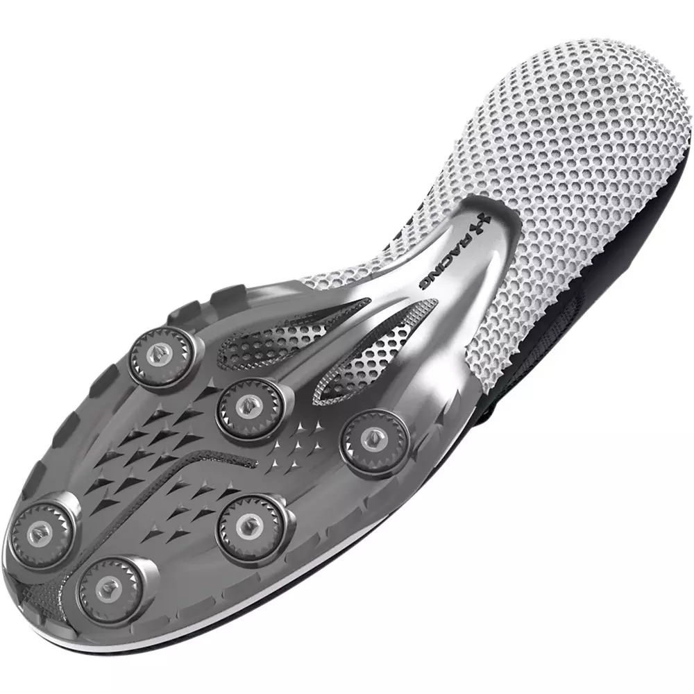 Under Armour Kick Sprint 4 "Black/White" Unisex Track Spike - BLACK/WHITE