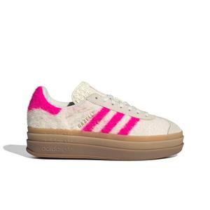 adidas Originals Gazelle Bold "Cream White/Shock Pink/Gold Metallic" Women's Shoe