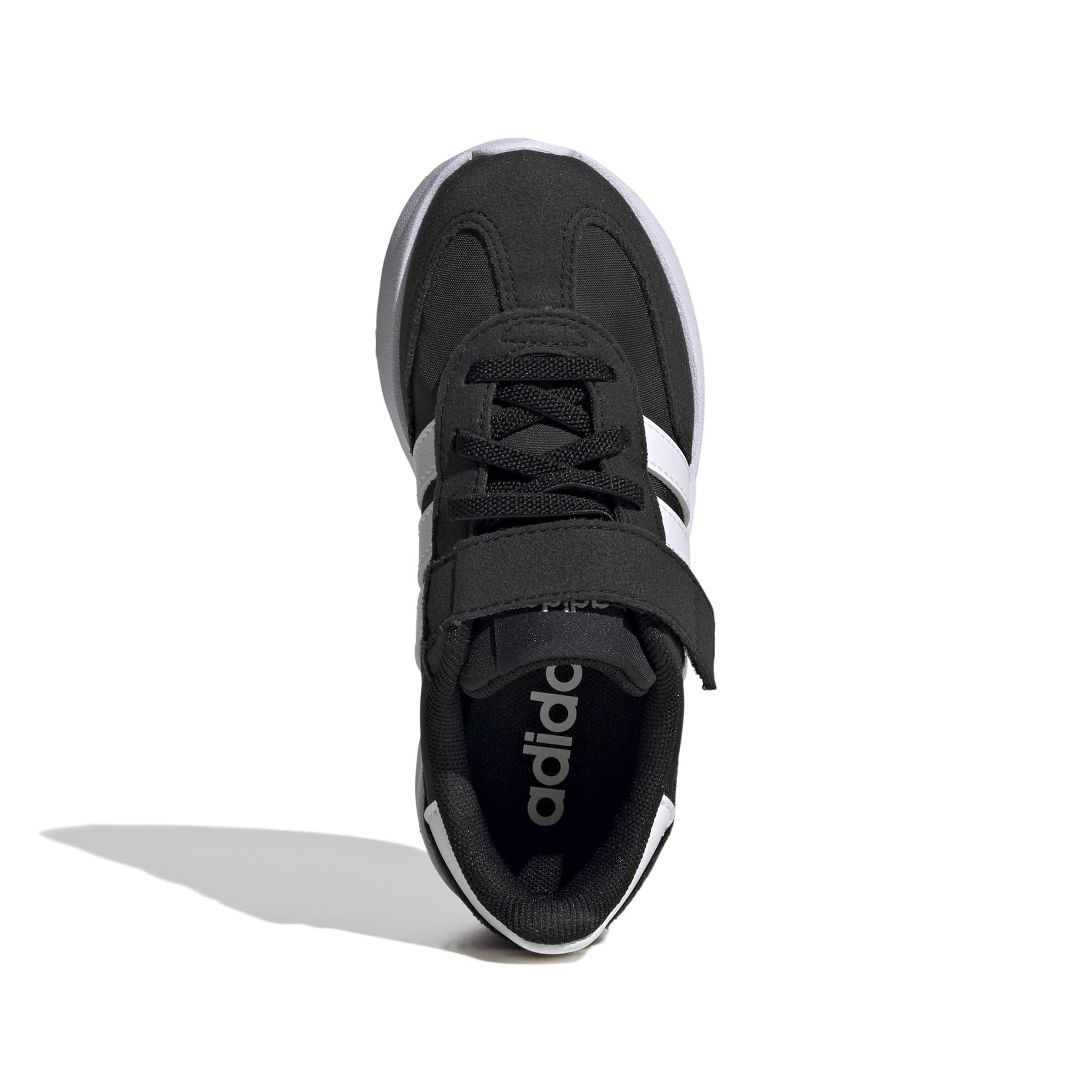 adidas Run 70s 2.0 "Core Black/Ftwr White/Gum 3" Preschool Boys' Shoe - BLACK/WHITE/GUM