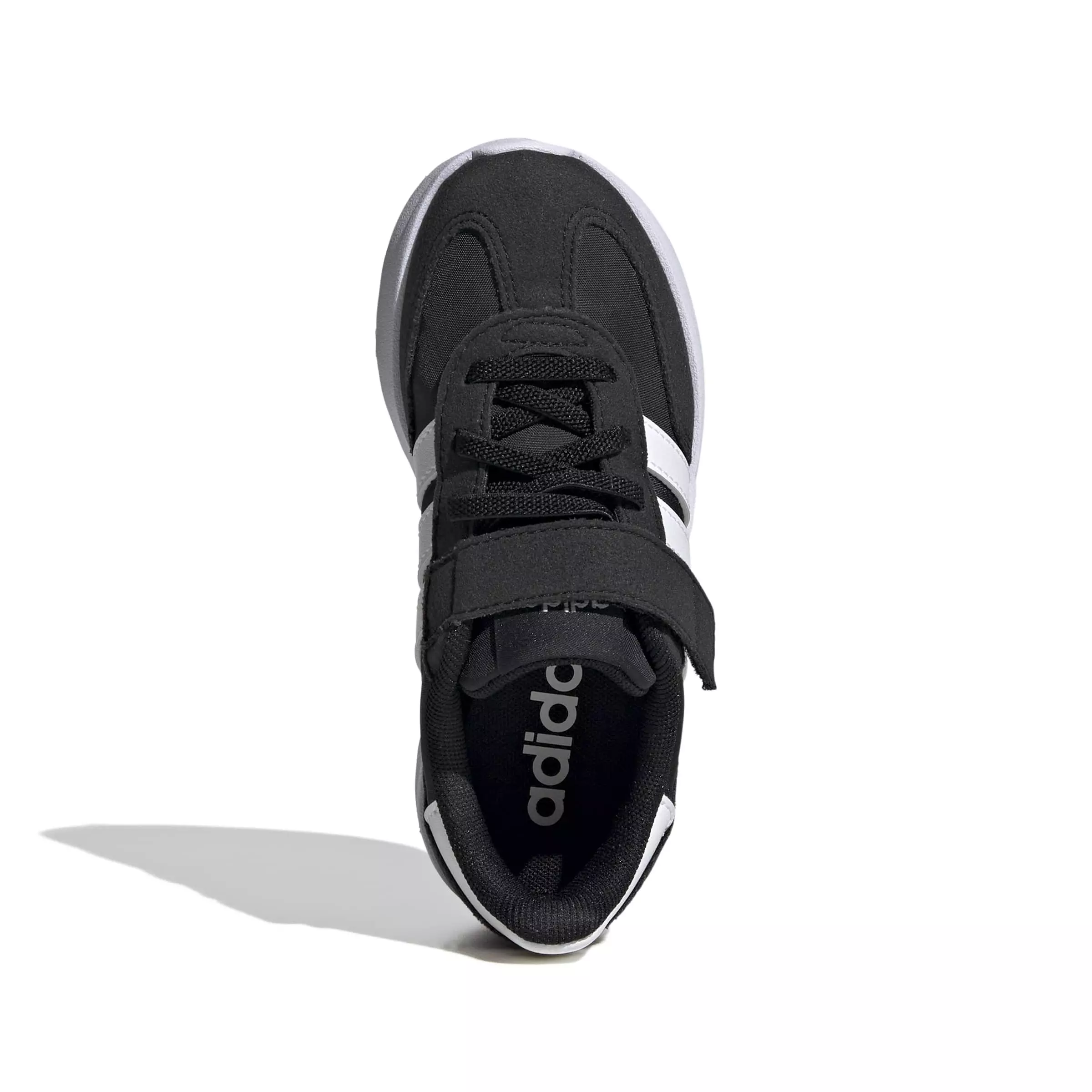 adidas Run 70s 2.0 "Core Black/Ftwr White/Gum 3" Preschool Boys' Shoe - BLACK/WHITE/GUM