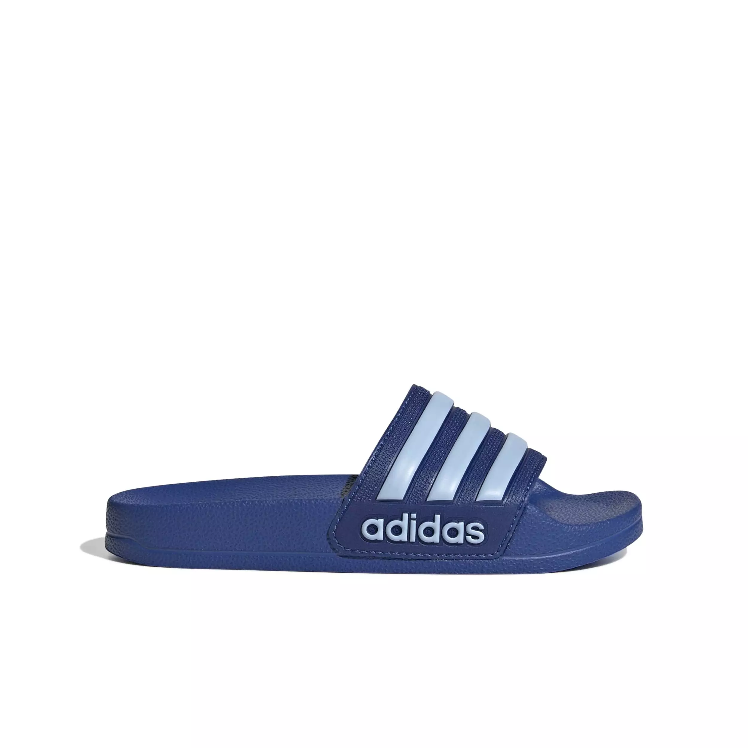 adidas Adilette Shower "Team Royal Blue/Glow Blue/Team Royal Blue" Preschool Boys' Slide - ROYAL/BLUE/ROYAL