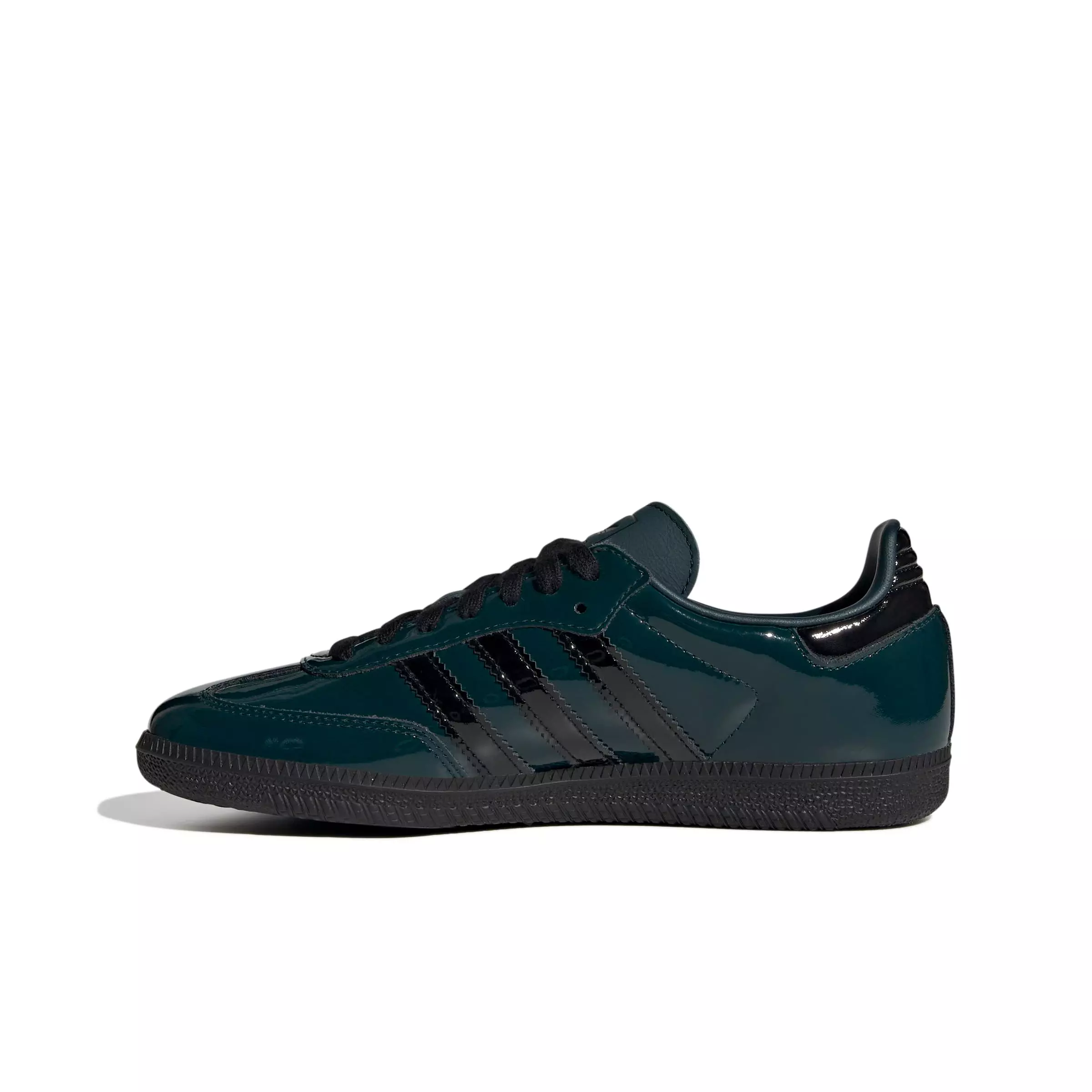 adidas Originals Samba OG "Aurora Ivy/Core Black/Silver Metallic" Women's Shoe - IVY/BLACK/SILVER
