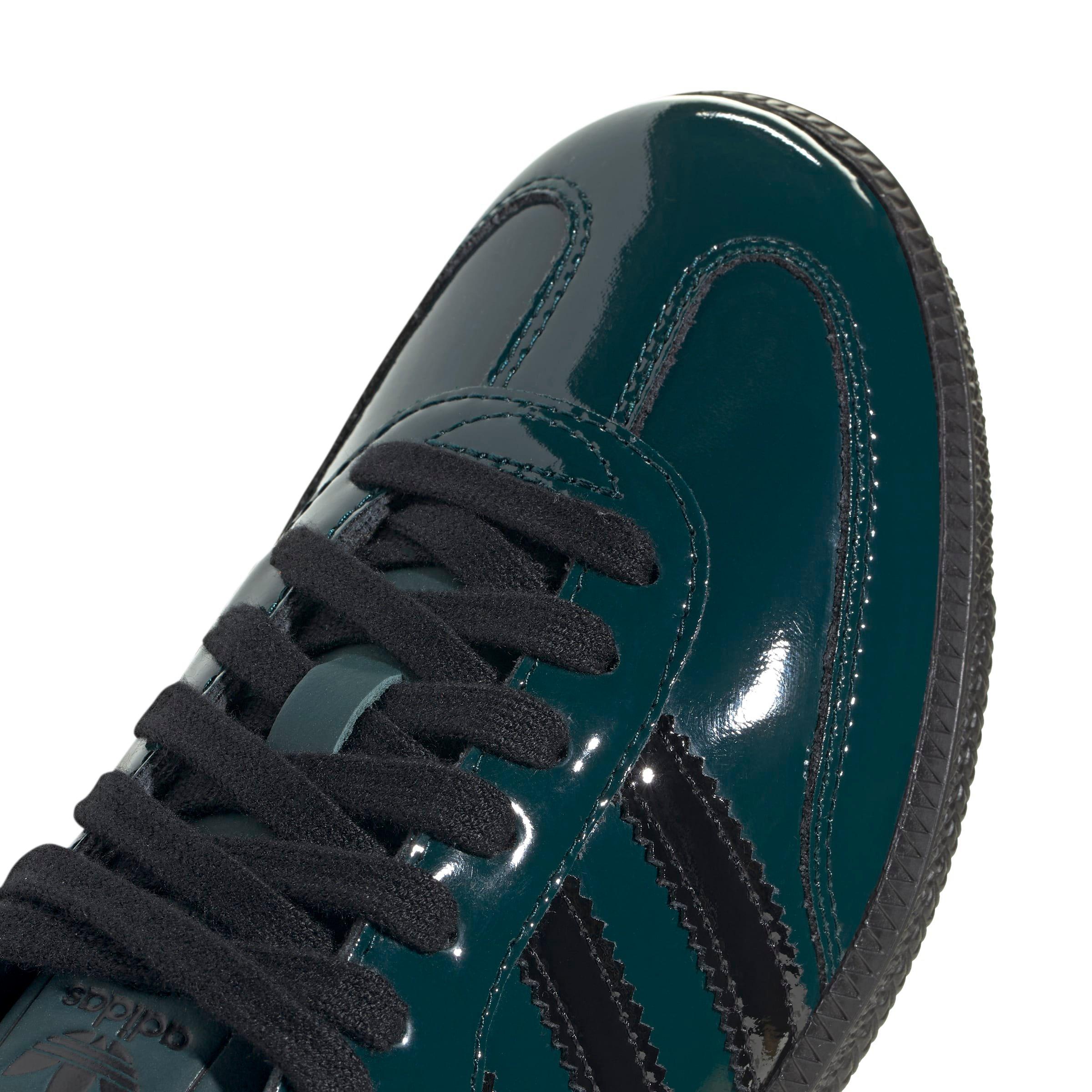 adidas Originals Samba OG "Aurora Ivy/Core Black/Silver Metallic" Women's Shoe - IVY/BLACK/SILVER Thumbnail View 8