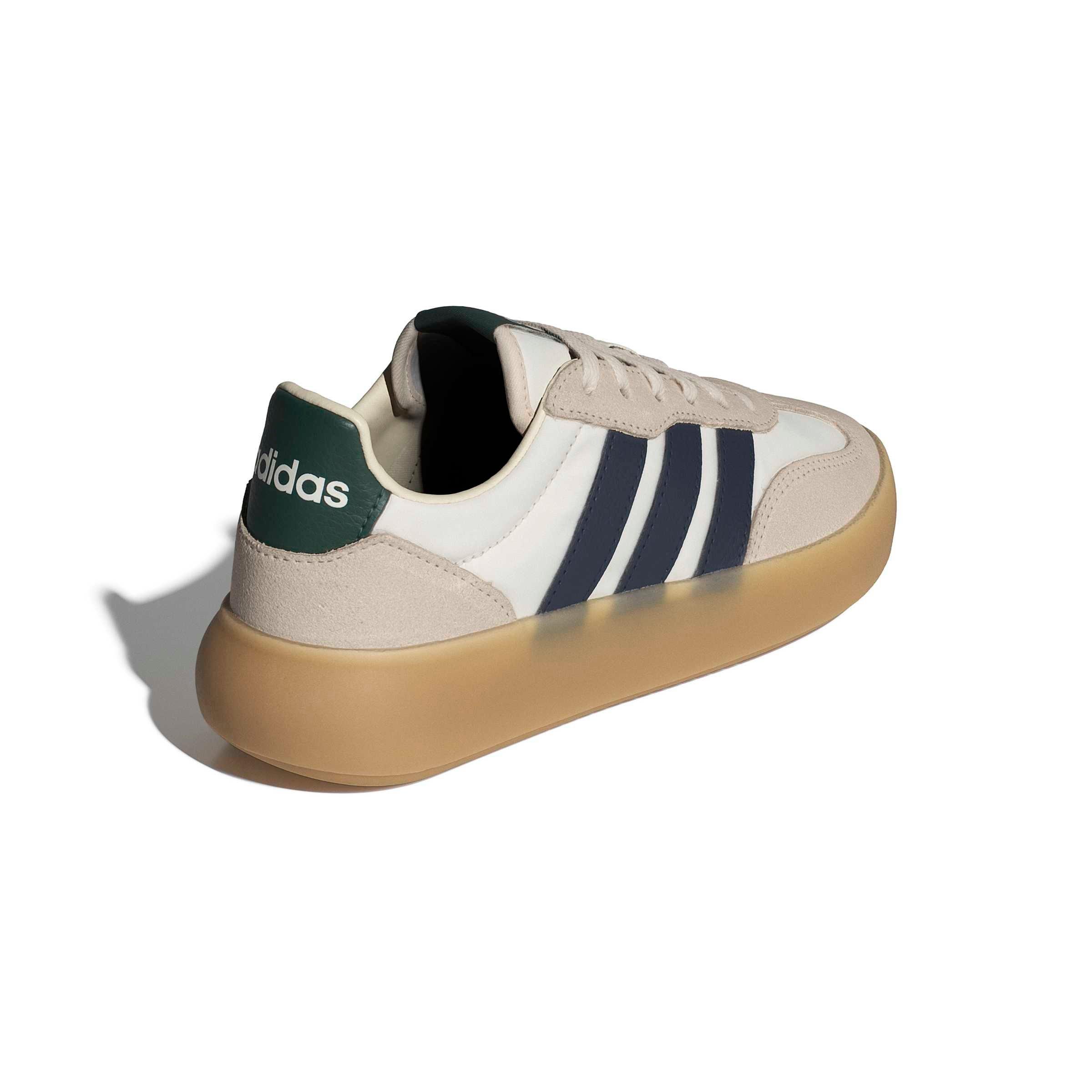 adidas Barreda Decode "Off White/Collegiate Navy/Collegiate Green" Grade School Boys' Shoe - OFF WHITE/NAVY/GREEN