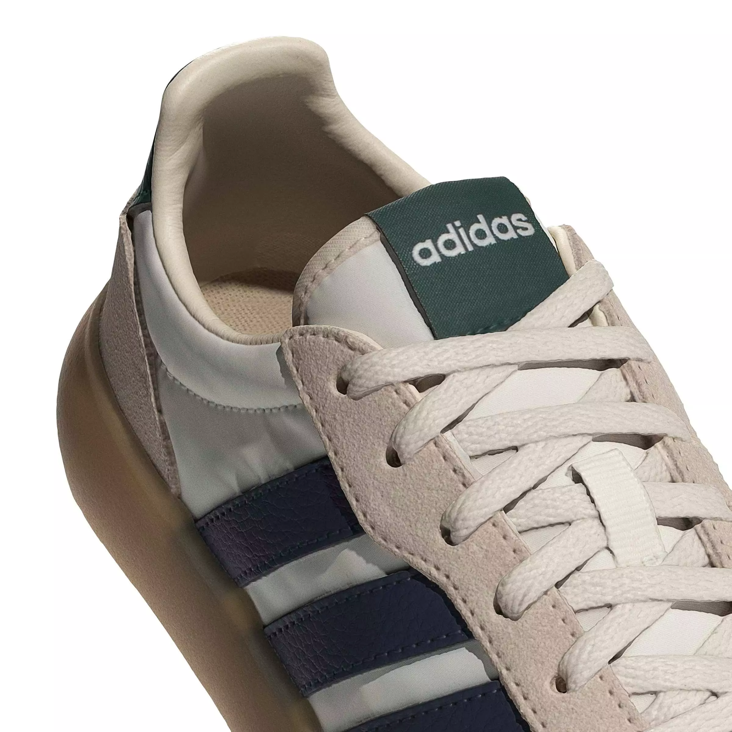 adidas Barreda Decode "Off White/Collegiate Navy/Collegiate Green" Grade School Boys' Shoe - OFF WHITE/NAVY/GREEN