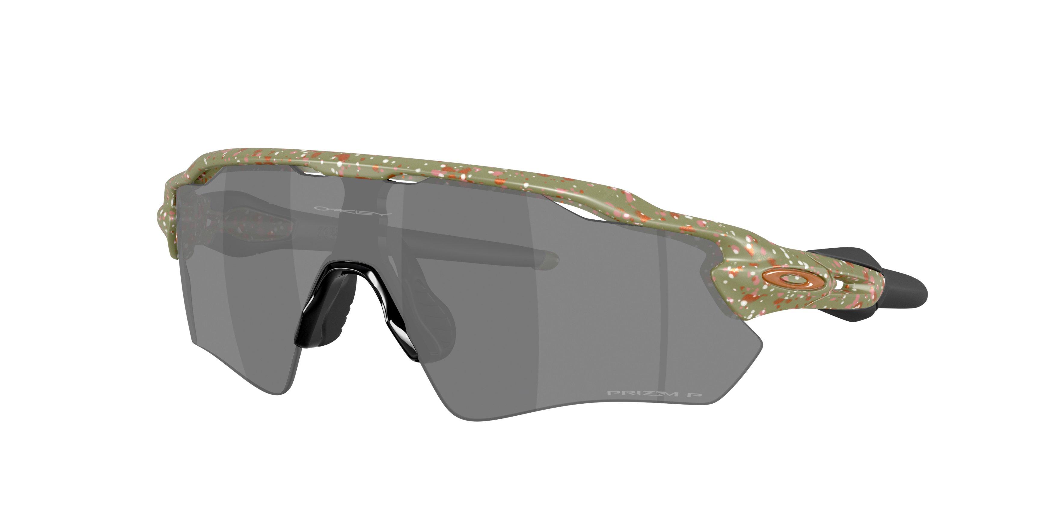 Oakley Radar EV Path Prizm Black Polarized Sunglasses - Fern Terrazzo - GREEN/GREY Thumbnail View 1