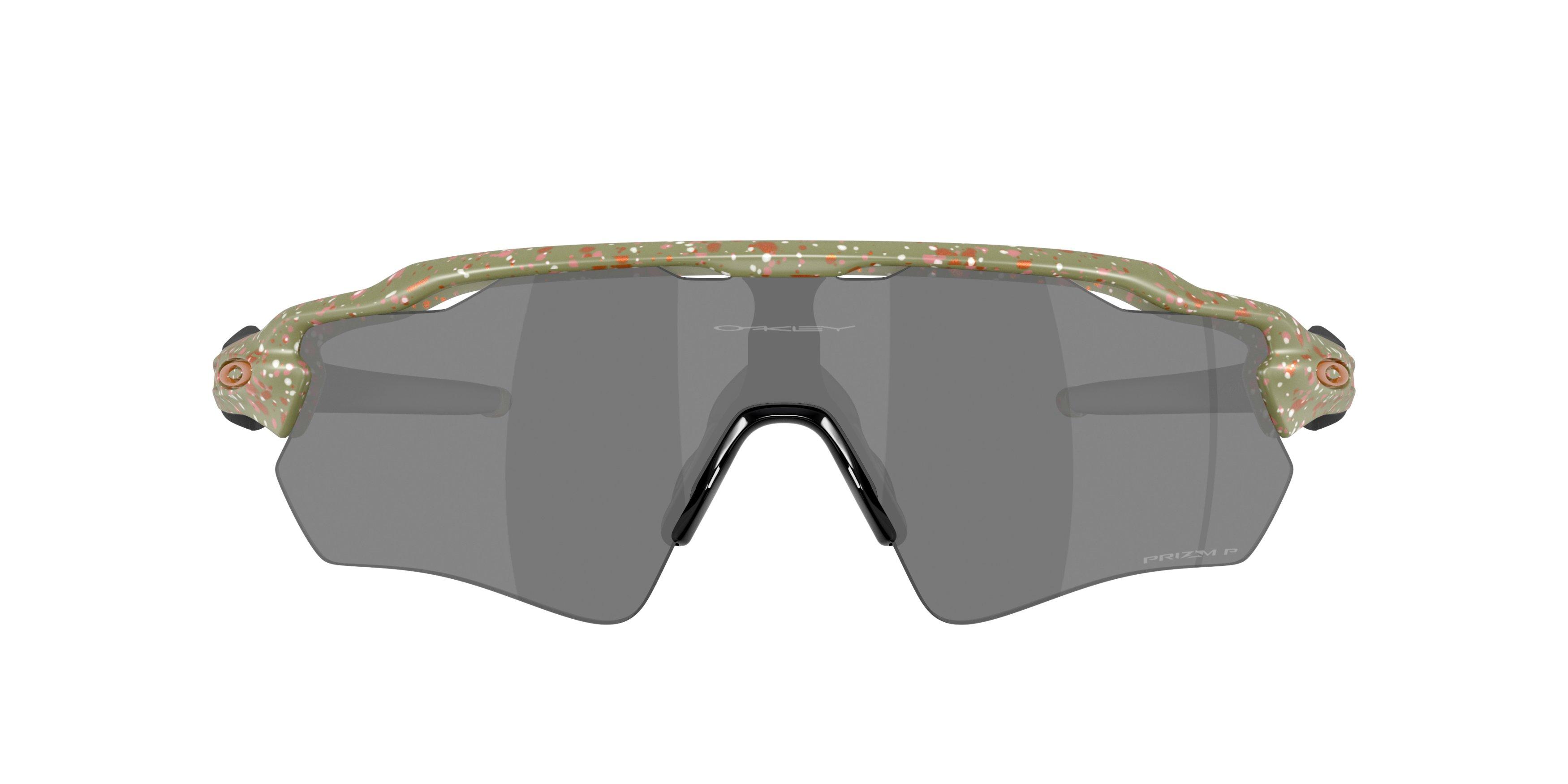 Oakley Radar EV Path Prizm Black Polarized Sunglasses - Fern Terrazzo - GREEN/GREY Thumbnail View 3