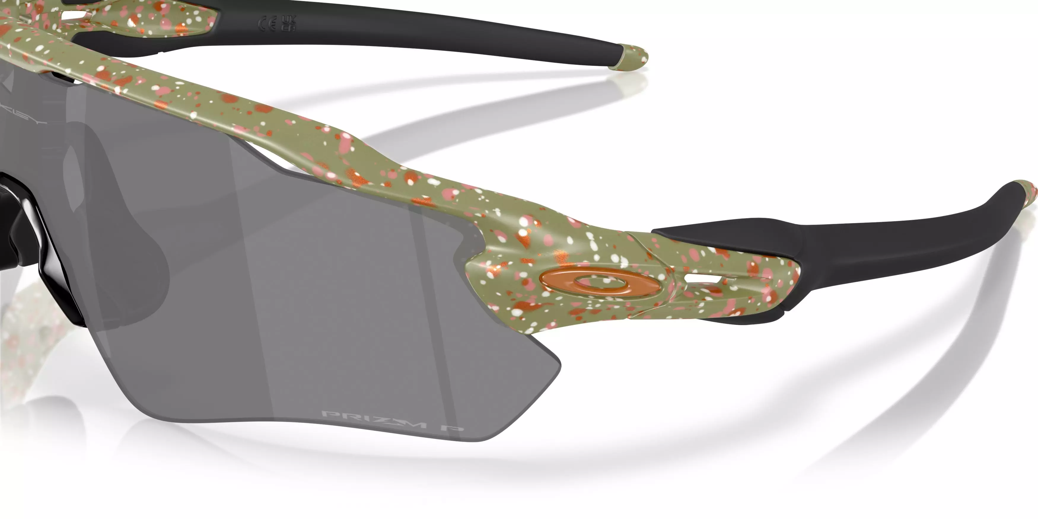 Oakley Radar EV Path Prizm Black Polarized Sunglasses - Fern Terrazzo - GREEN/GREY
