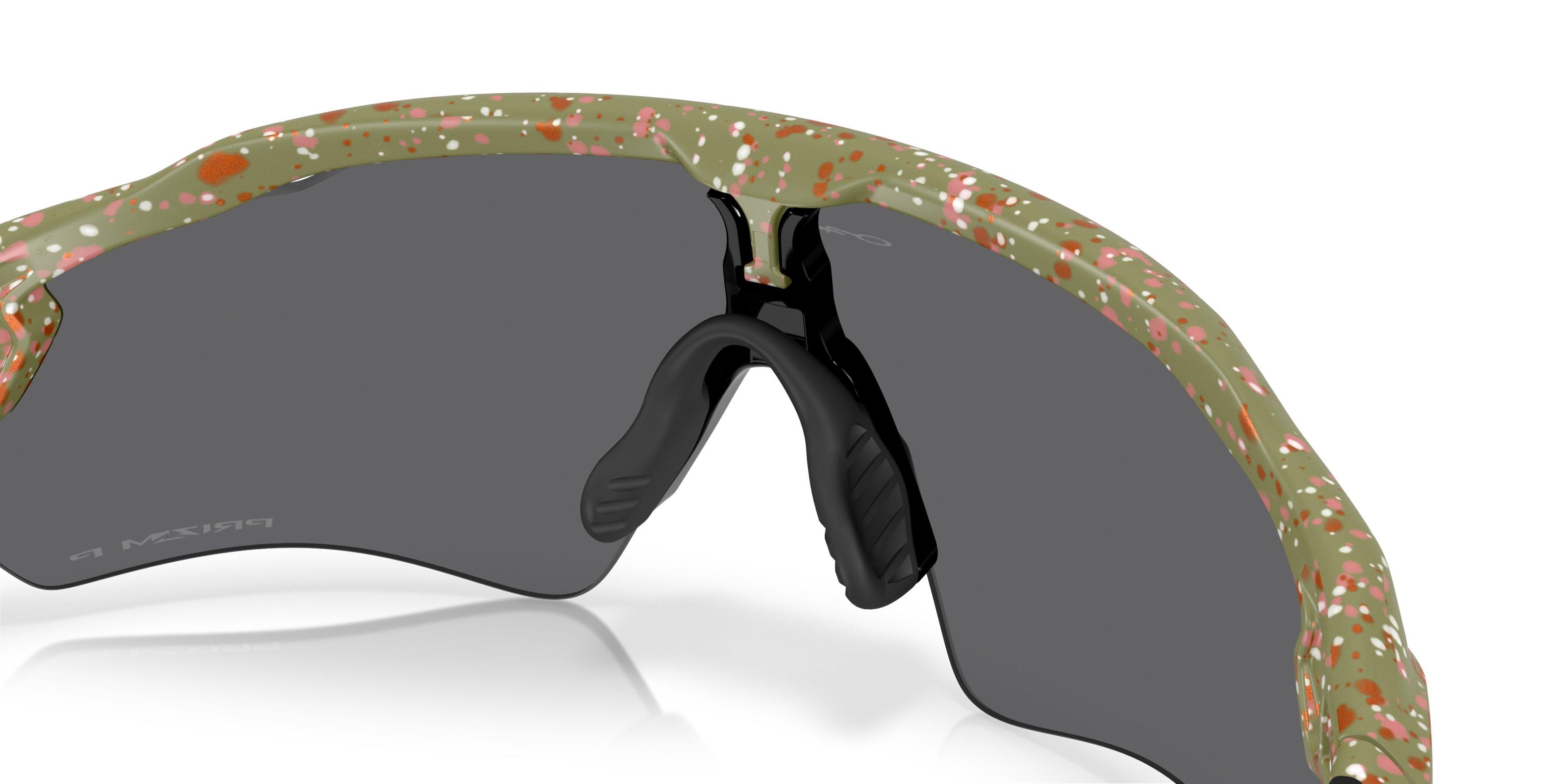 Oakley Radar EV Path Prizm Black Polarized Sunglasses - Fern Terrazzo - GREEN/GREY Thumbnail View 6