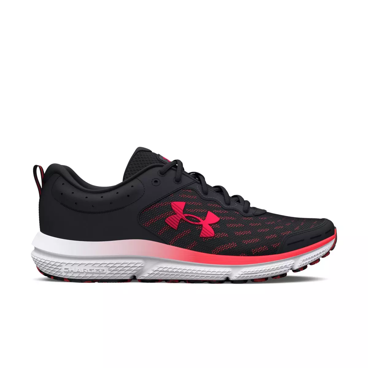 Under Armour Charged Assert 10 "Black / Red" Men's Running Shoe - BLACK/RED