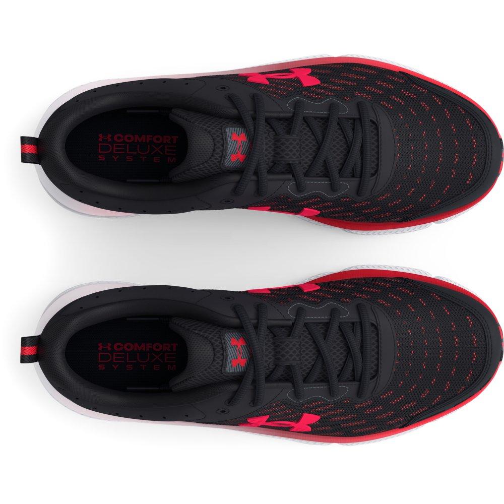 Under Armour Charged Assert 10 Black / Red Men's Running Shoe - Hibbett