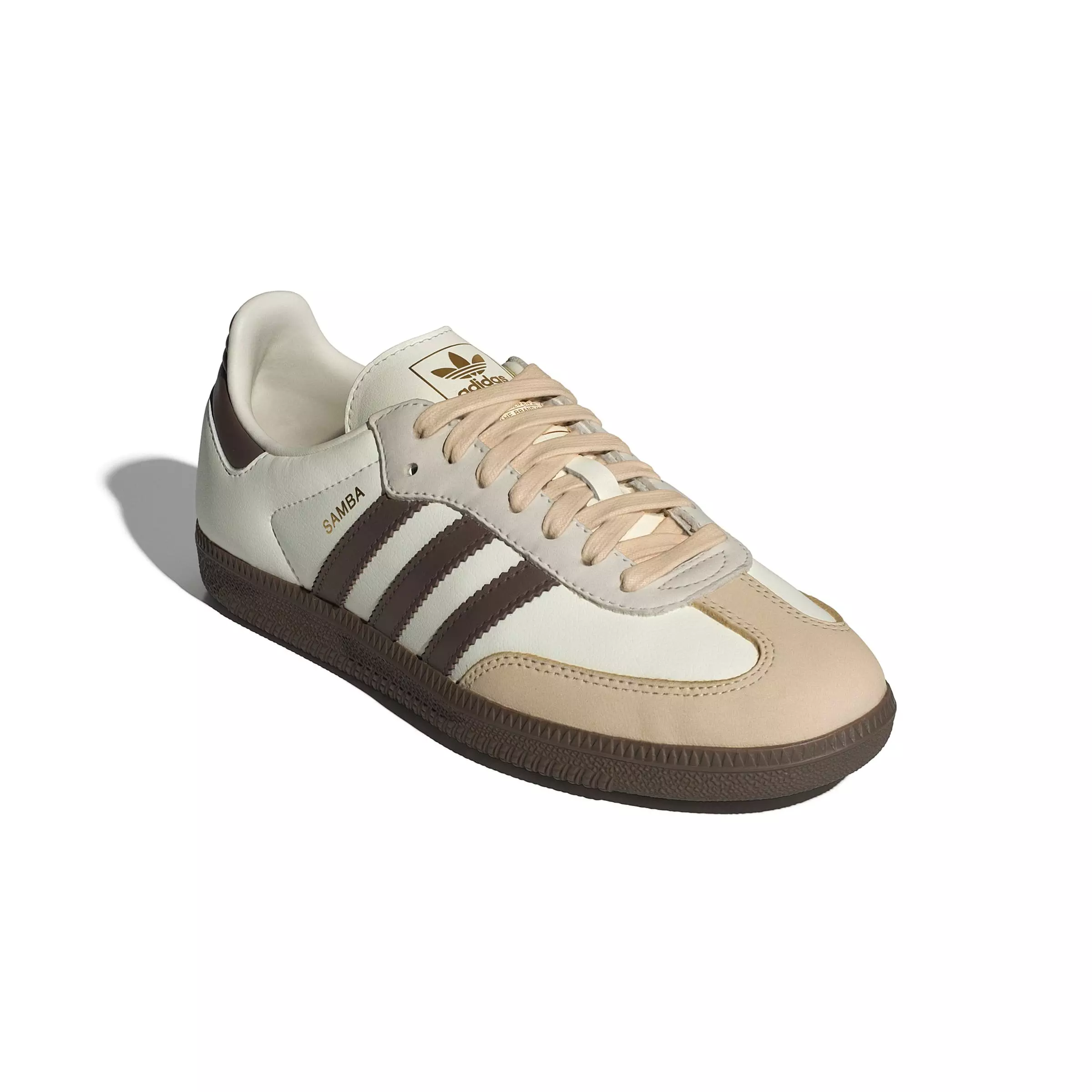 adidas Originals Samba OG "Off White/Earth Strata/Gum 3" Women's Shoe - OFF WHITE/EARTH/GUM