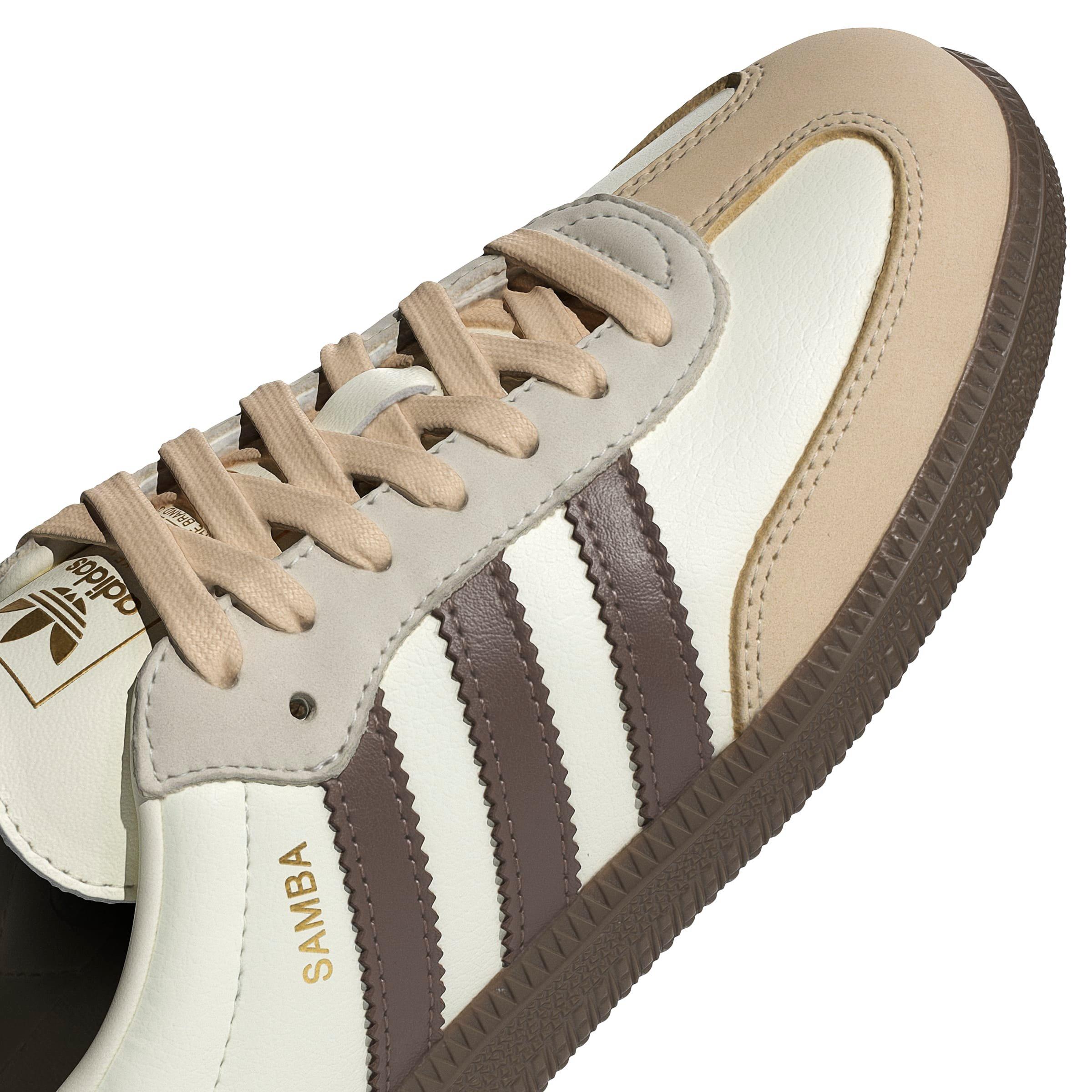 adidas Originals Samba OG "Off White/Earth Strata/Gum 3" Women's Shoe - OFF WHITE/EARTH/GUM Thumbnail View 7