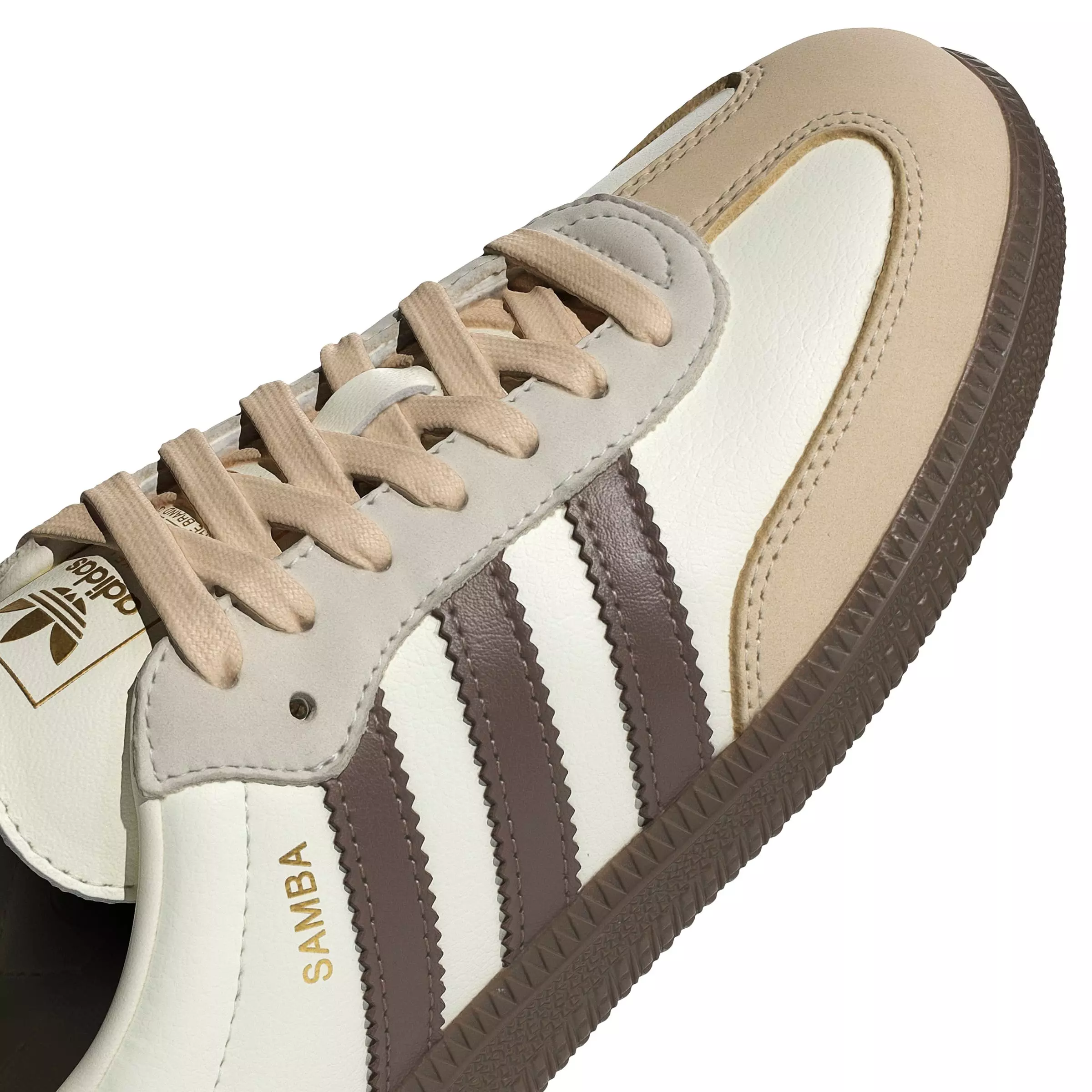 adidas Originals Samba OG "Off White/Earth Strata/Gum 3" Women's Shoe - OFF WHITE/EARTH/GUM