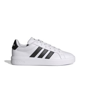 adidas Grand Court 3.0 "Ftwr White/Core Black/Ftwr White" Grade School Boys' Shoe - WHITE/BLACK/WHITE