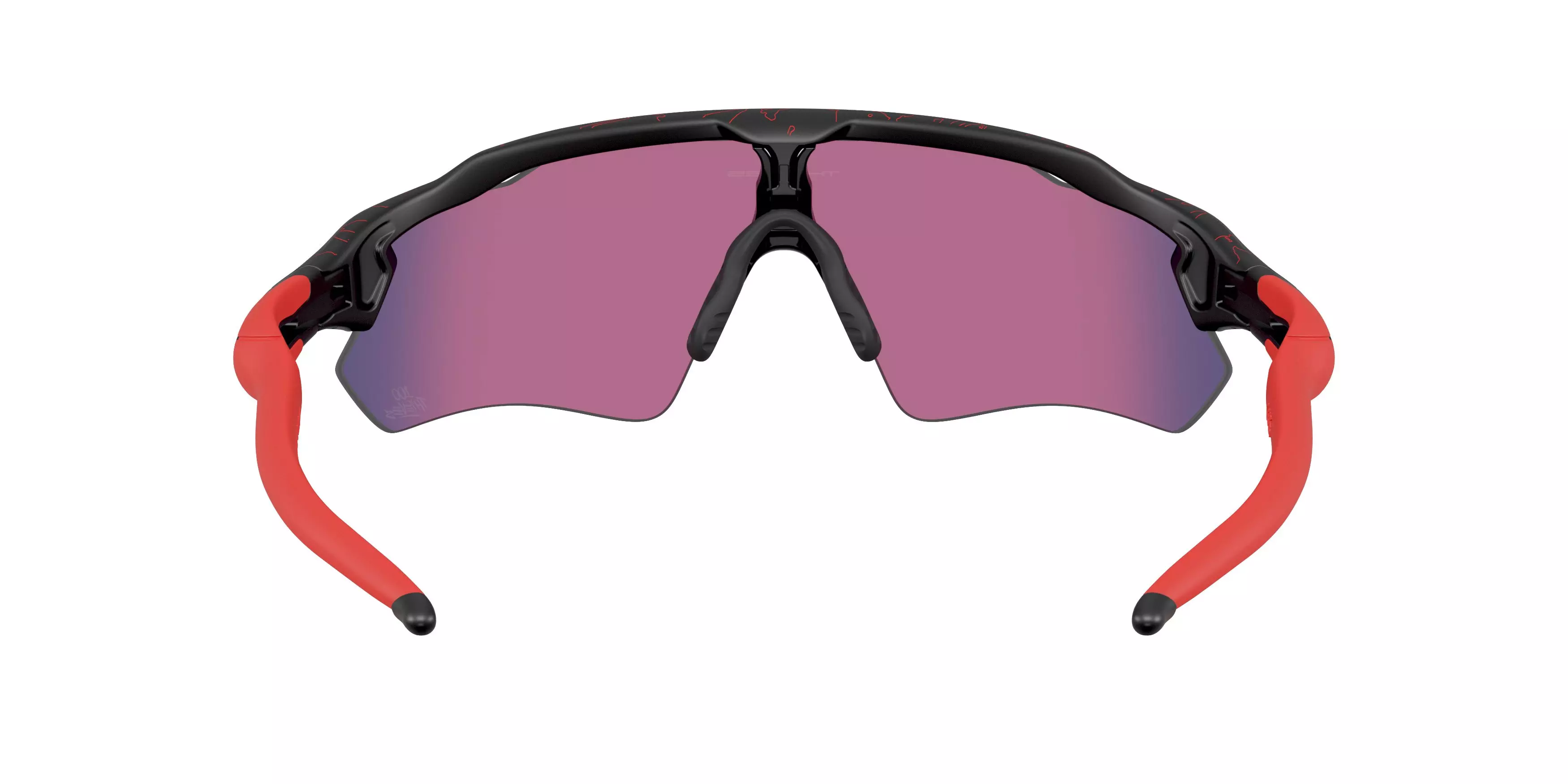 Oakley Radar EV Path Prizm Road Sunglasses - Matte Black - BLACK/RED