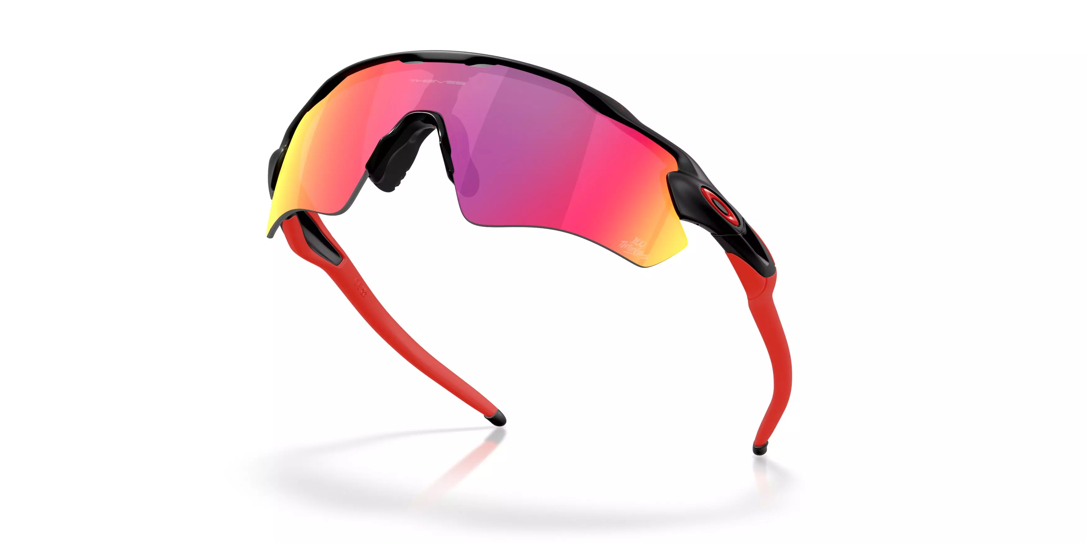 Oakley Radar EV Path Prizm Road Sunglasses - Matte Black - BLACK/RED
