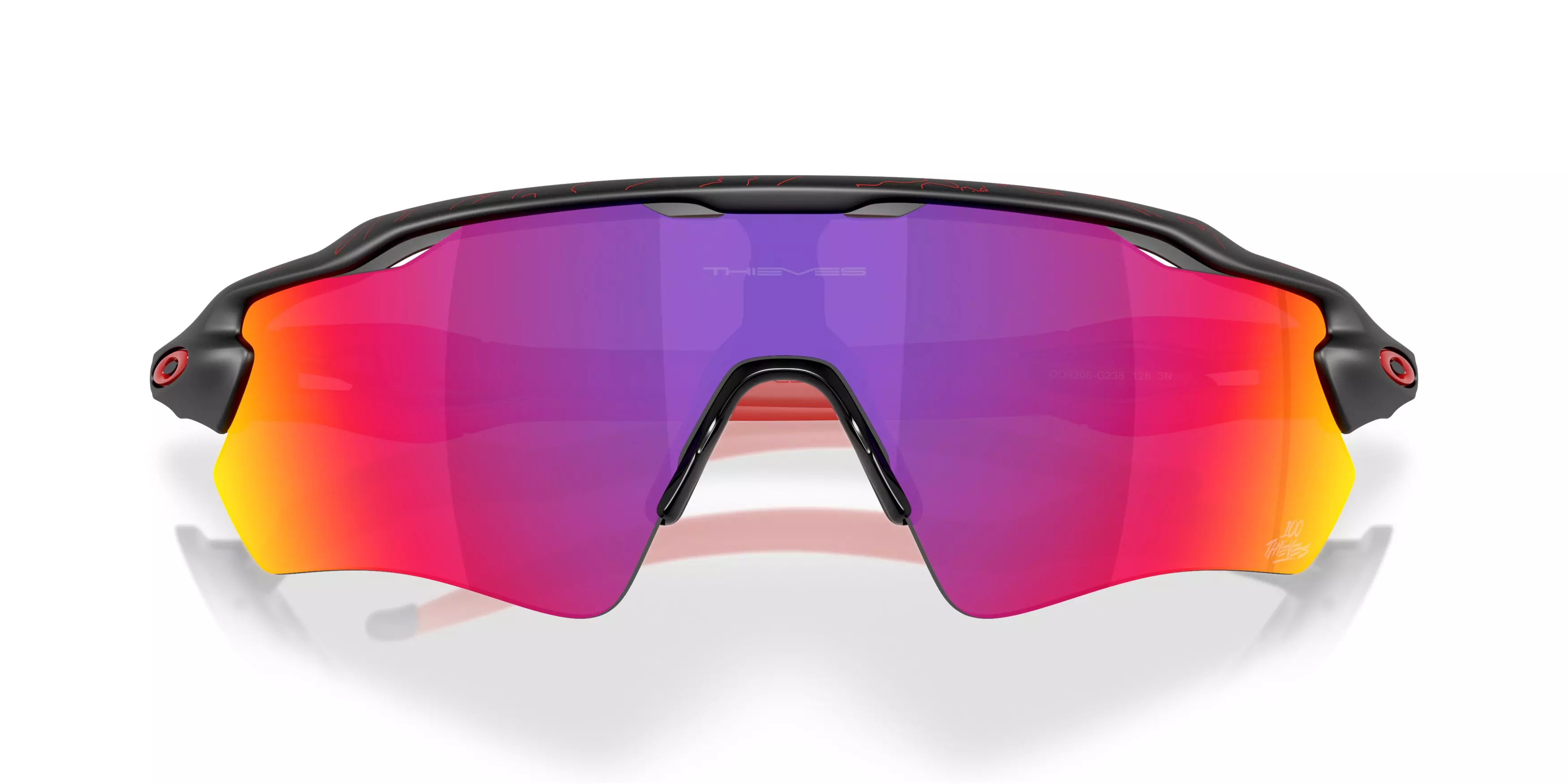 Oakley Radar EV Path Prizm Road Sunglasses - Matte Black - BLACK/RED