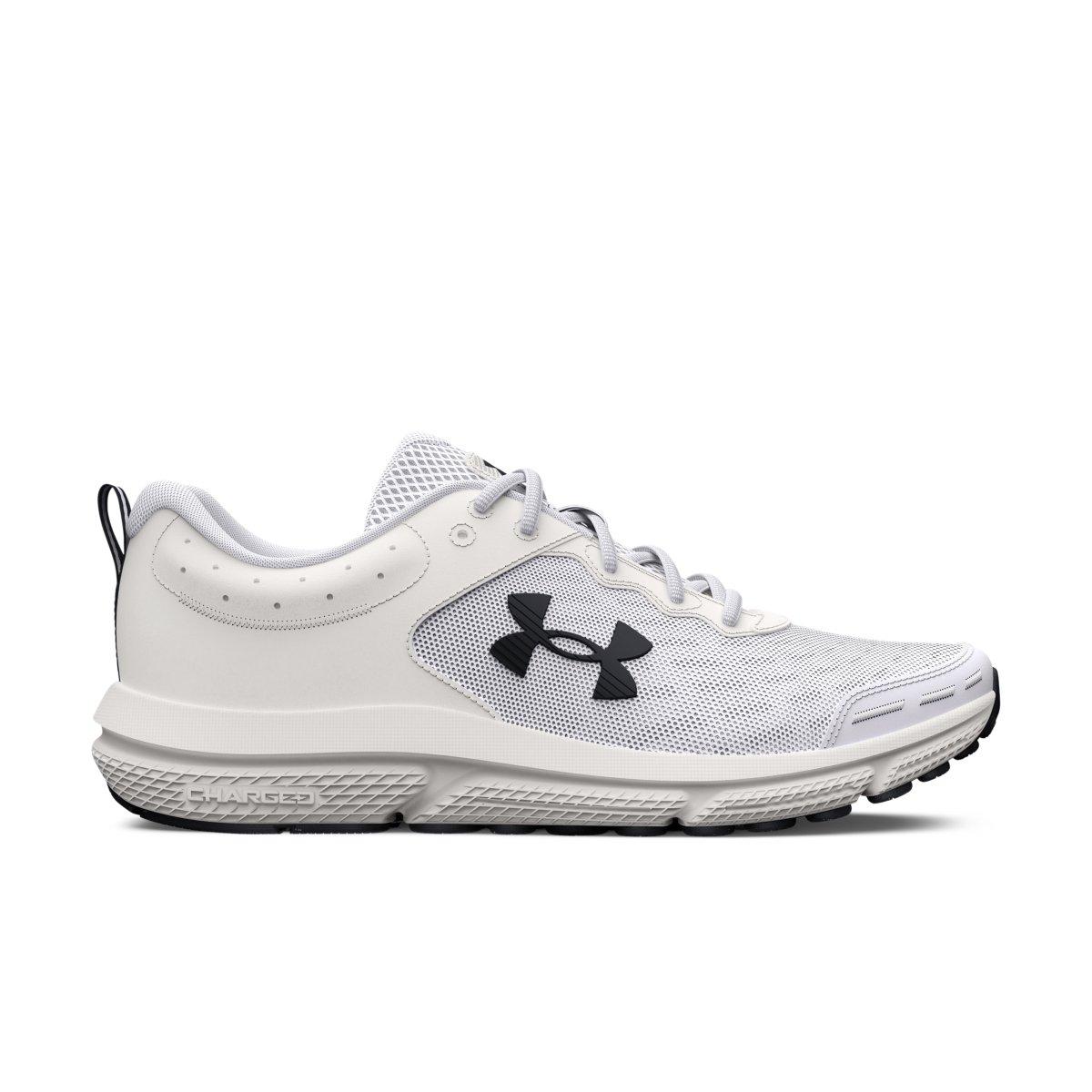 Under Armour UA Charged Assert 10 "White/Black" Men's Running Shoe - WHITE/BLACK Thumbnail View 1