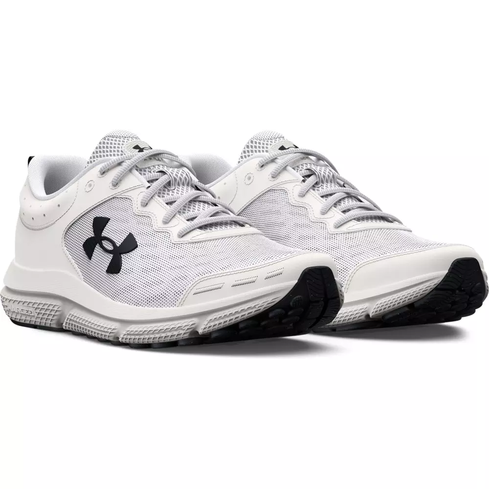 Under Armour UA Charged Assert 10 "White/Black" Men's Running Shoe - WHITE/BLACK
