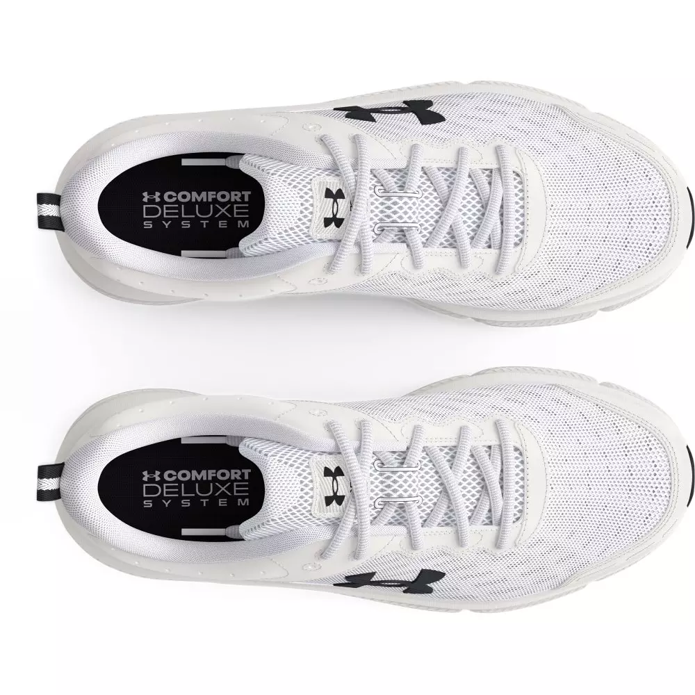 Under Armour UA Charged Assert 10 "White/Black" Men's Running Shoe - WHITE/BLACK