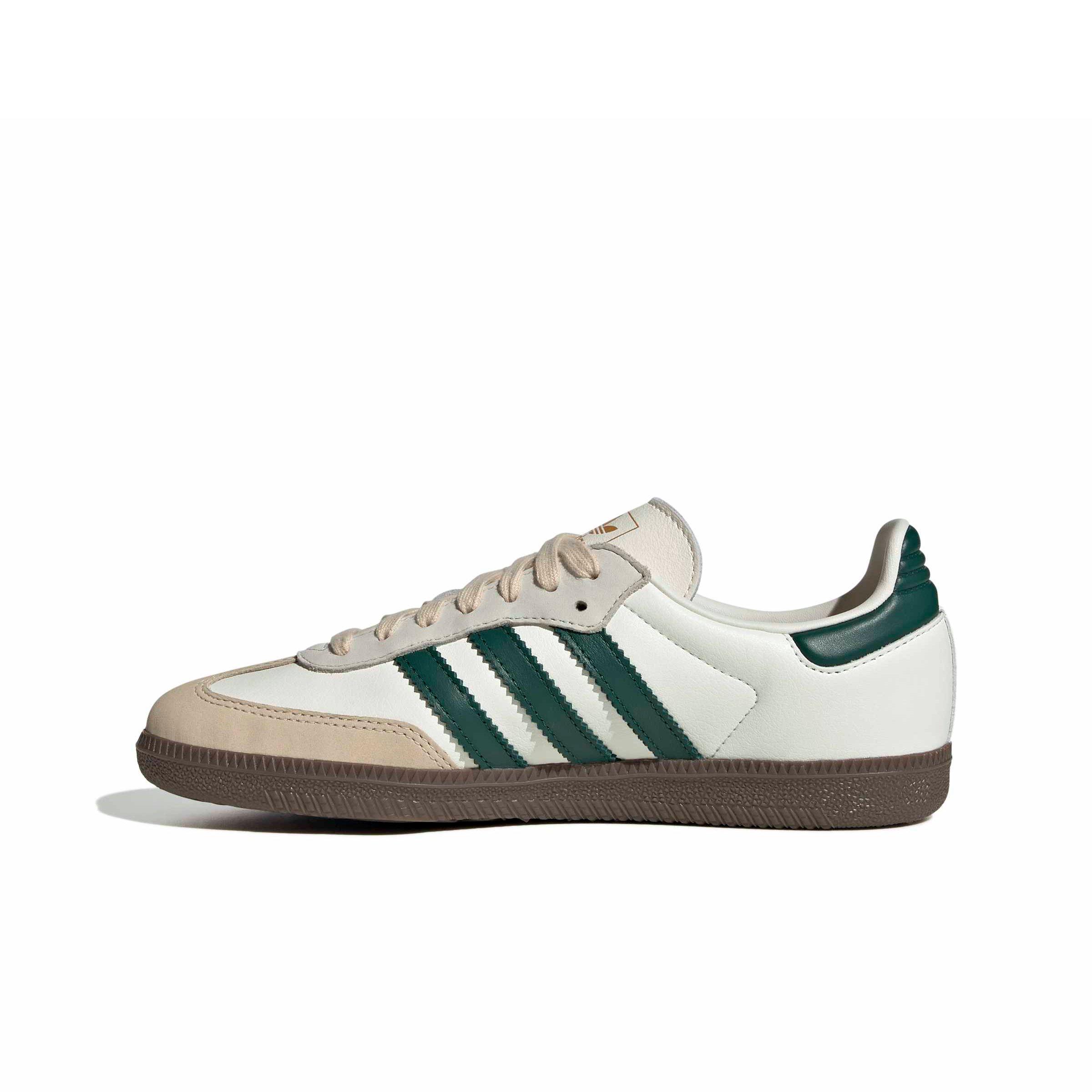 adidas Originals Samba OG "Off White/Collegiate Green/Sand Strata" Women's Shoe - OFF WHITE/GREEN/SAND Thumbnail View 2