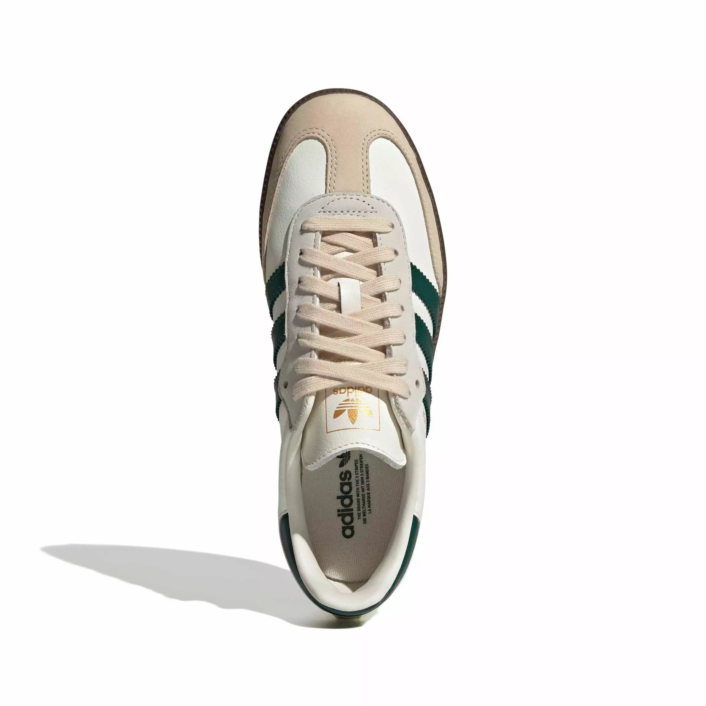 adidas Originals Samba OG "Off White/Collegiate Green/Sand Strata" Women's Shoe - OFF WHITE/GREEN/SAND