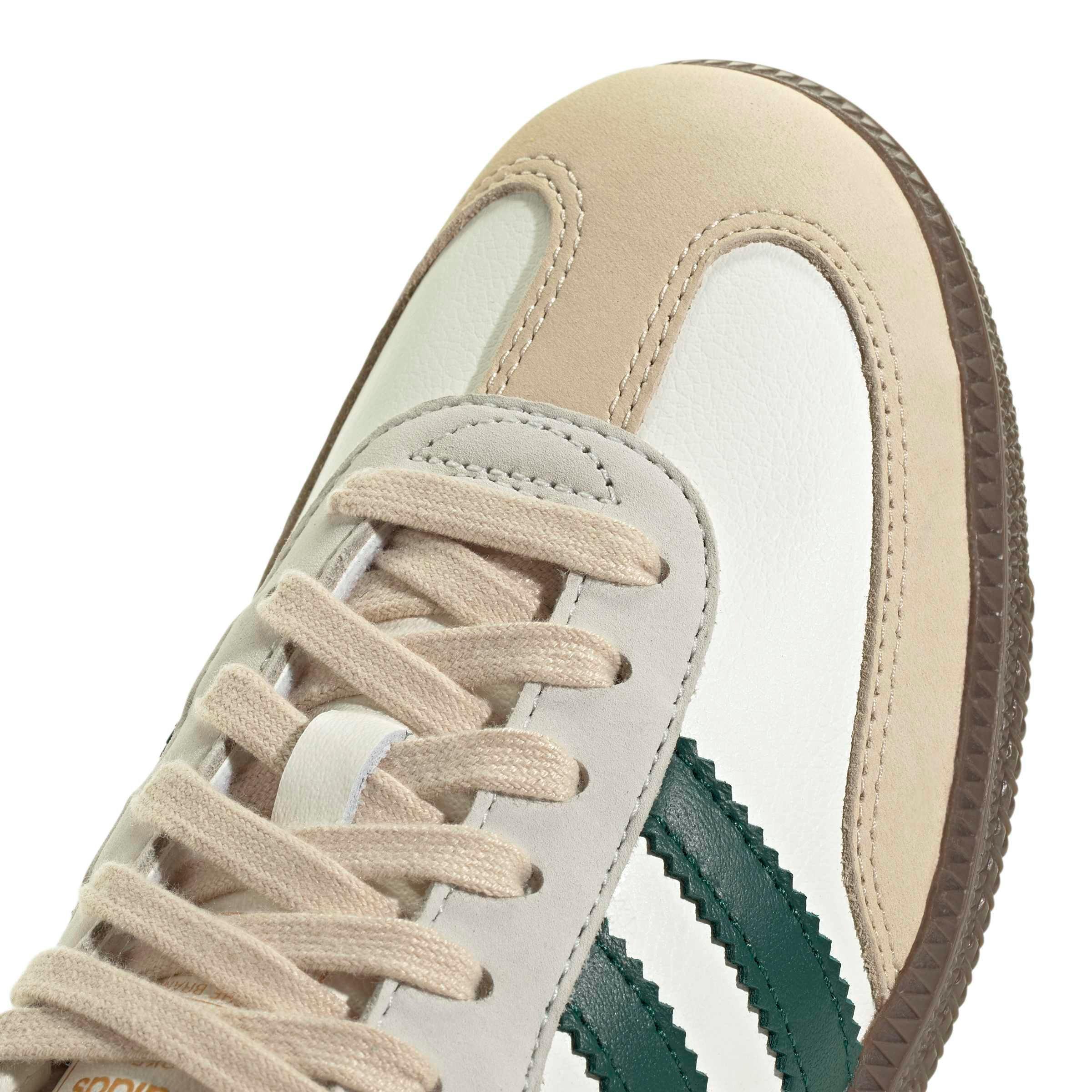 adidas Originals Samba OG "Off White/Collegiate Green/Sand Strata" Women's Shoe - OFF WHITE/GREEN/SAND Thumbnail View 7