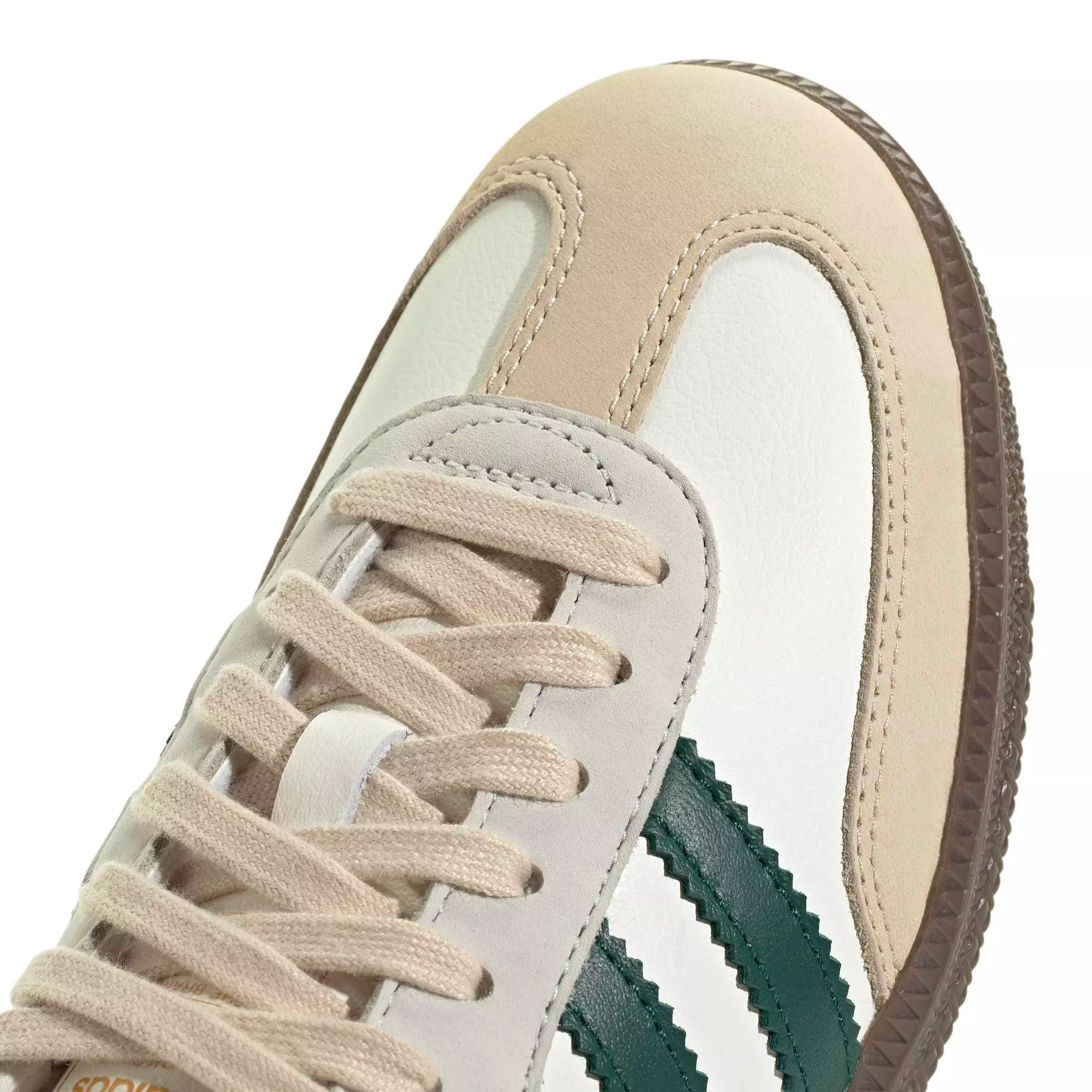 adidas Originals Samba OG "Off White/Collegiate Green/Sand Strata" Women's Shoe - OFF WHITE/GREEN/SAND