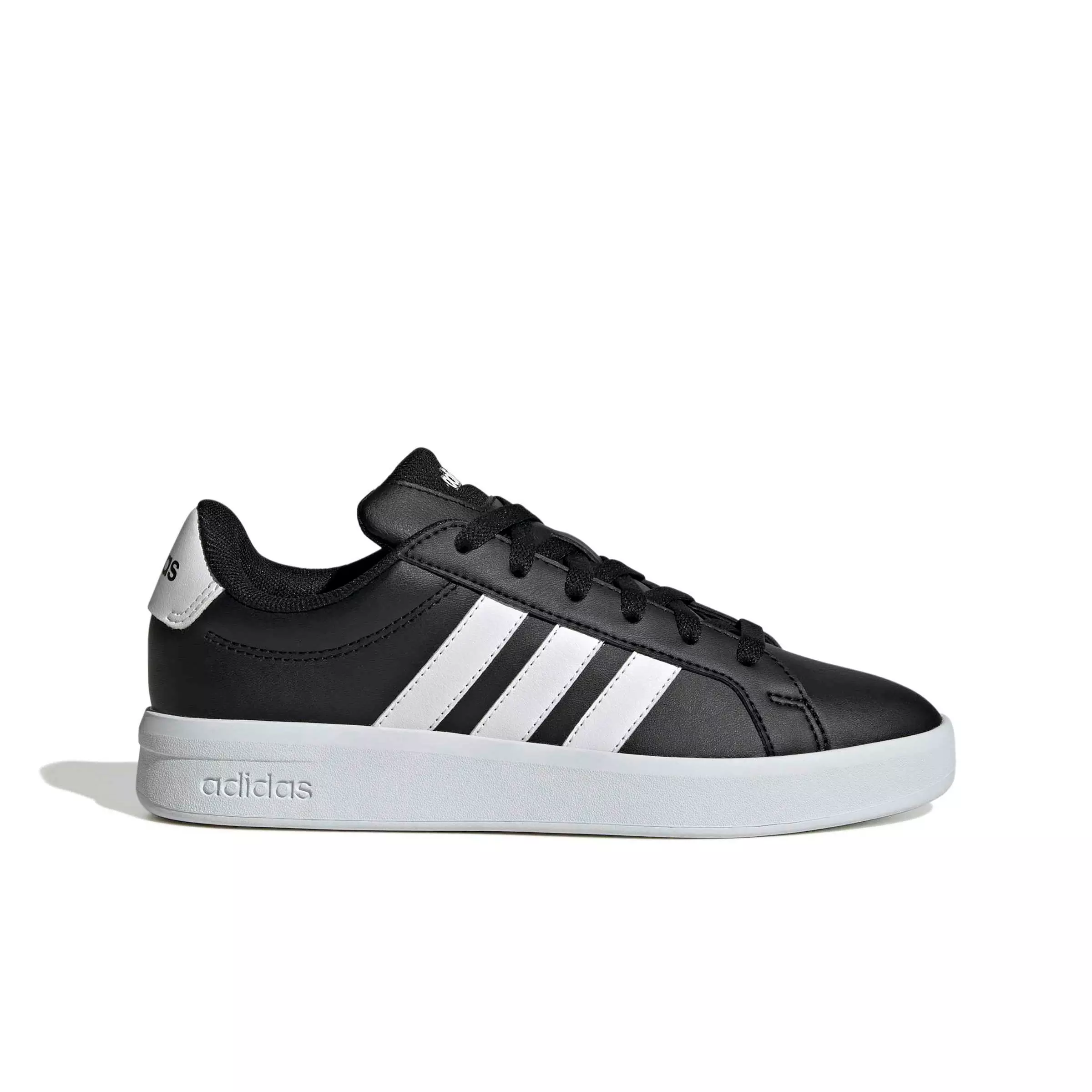 adidas Grand Court 3.0 "Core Black/Ftwr White/Ftwr White" Grade School Boys' Shoe - BLACK/WHITE/WHITE