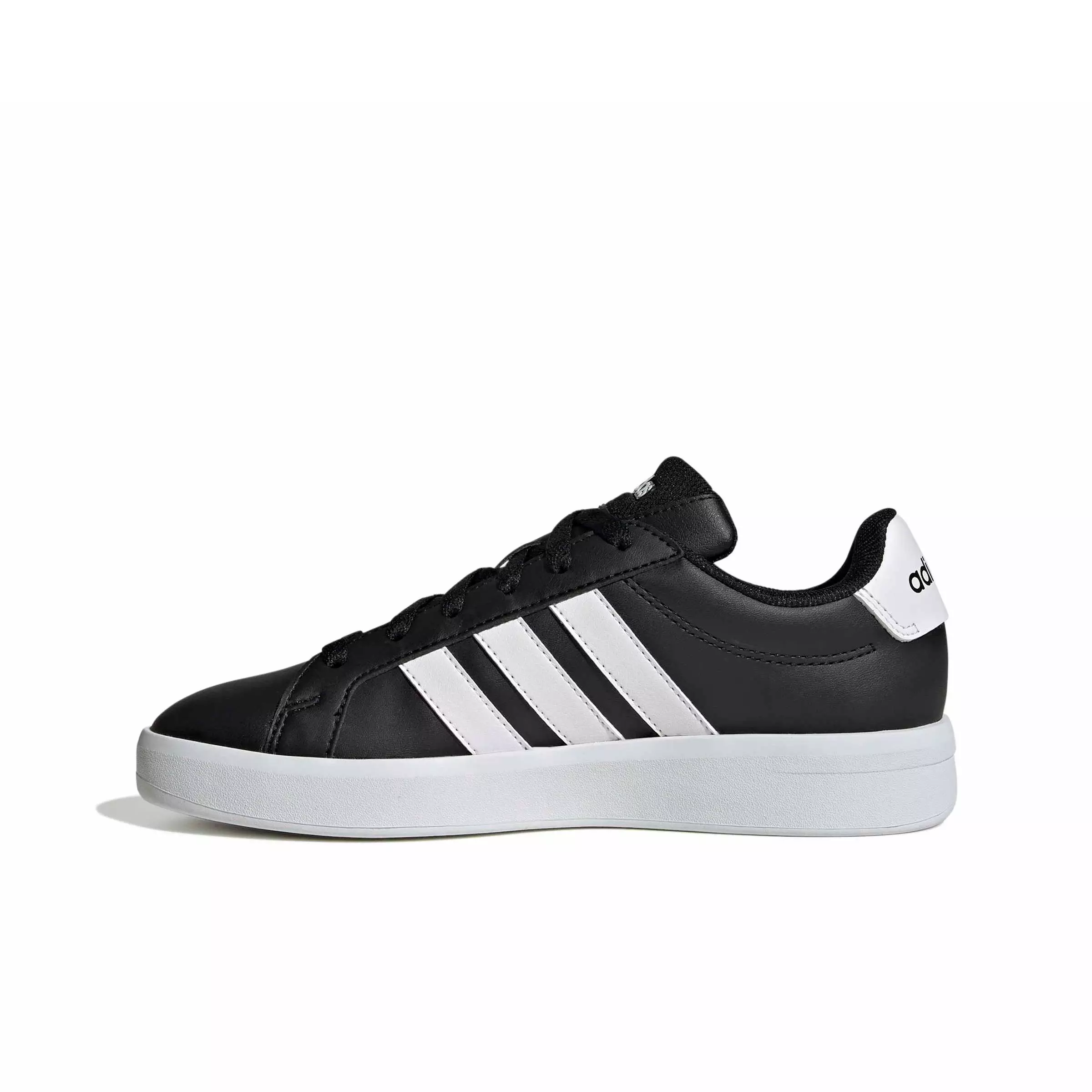 adidas Grand Court 3.0 "Core Black/Ftwr White/Ftwr White" Grade School Boys' Shoe - BLACK/WHITE/WHITE