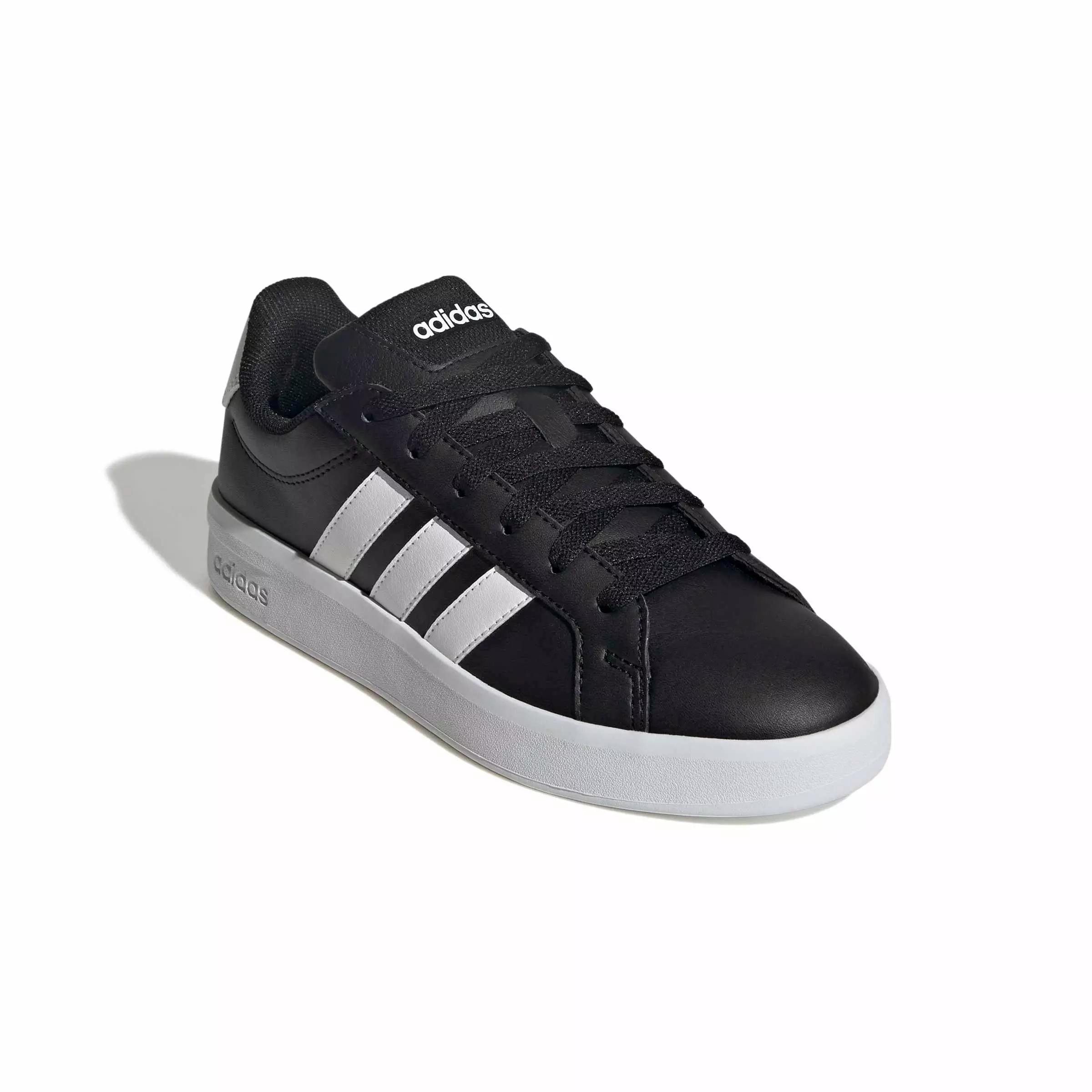 adidas Grand Court 3.0 "Core Black/Ftwr White/Ftwr White" Grade School Boys' Shoe - BLACK/WHITE/WHITE