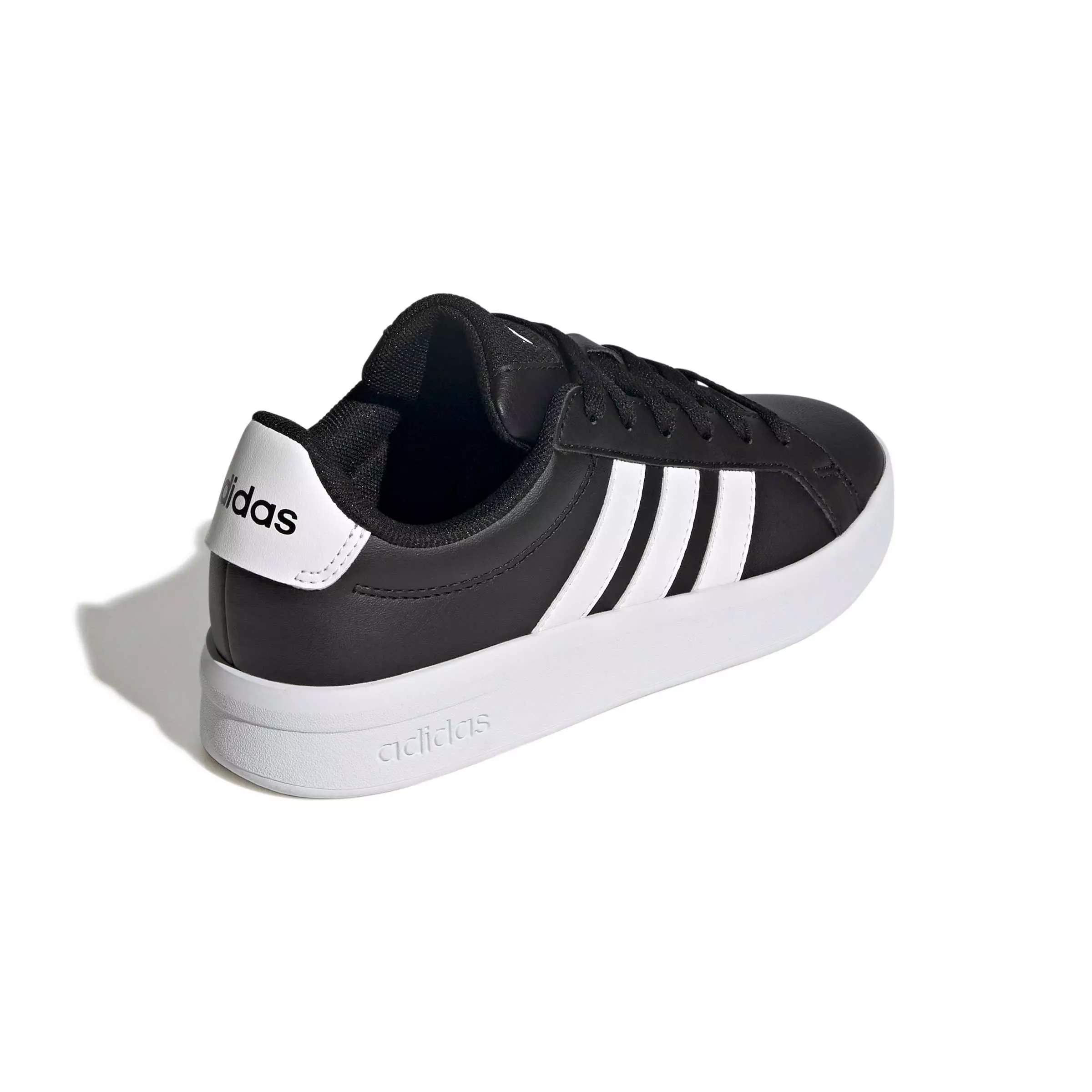 adidas Grand Court 3.0 "Core Black/Ftwr White/Ftwr White" Grade School Boys' Shoe - BLACK/WHITE/WHITE