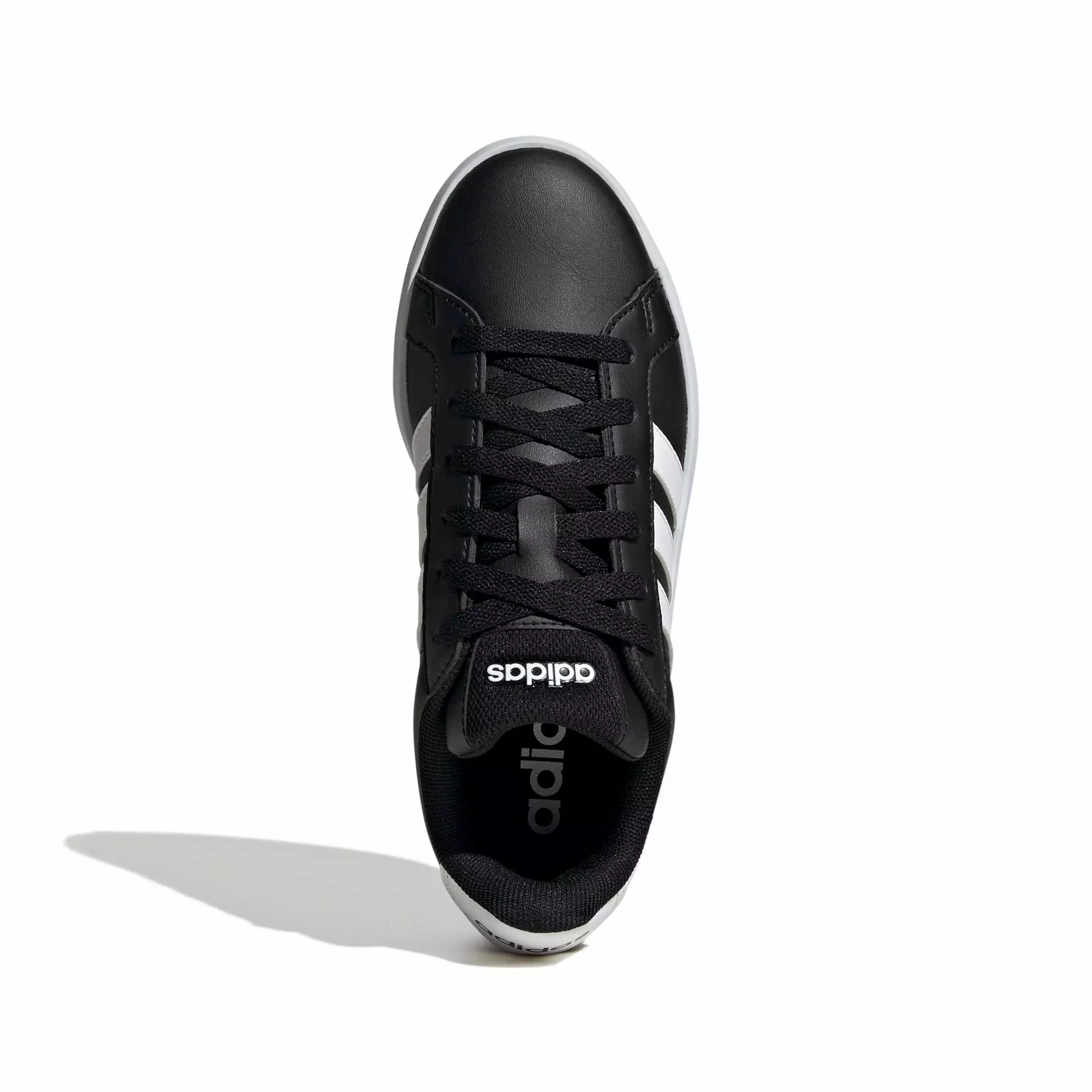 adidas Grand Court 3.0 "Core Black/Ftwr White/Ftwr White" Grade School Boys' Shoe - BLACK/WHITE/WHITE