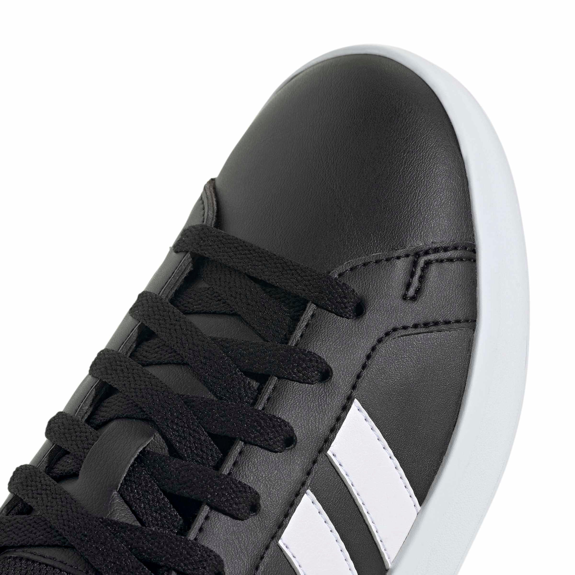 adidas Grand Court 3.0 "Core Black/Ftwr White/Ftwr White" Grade School Boys' Shoe - BLACK/WHITE/WHITE