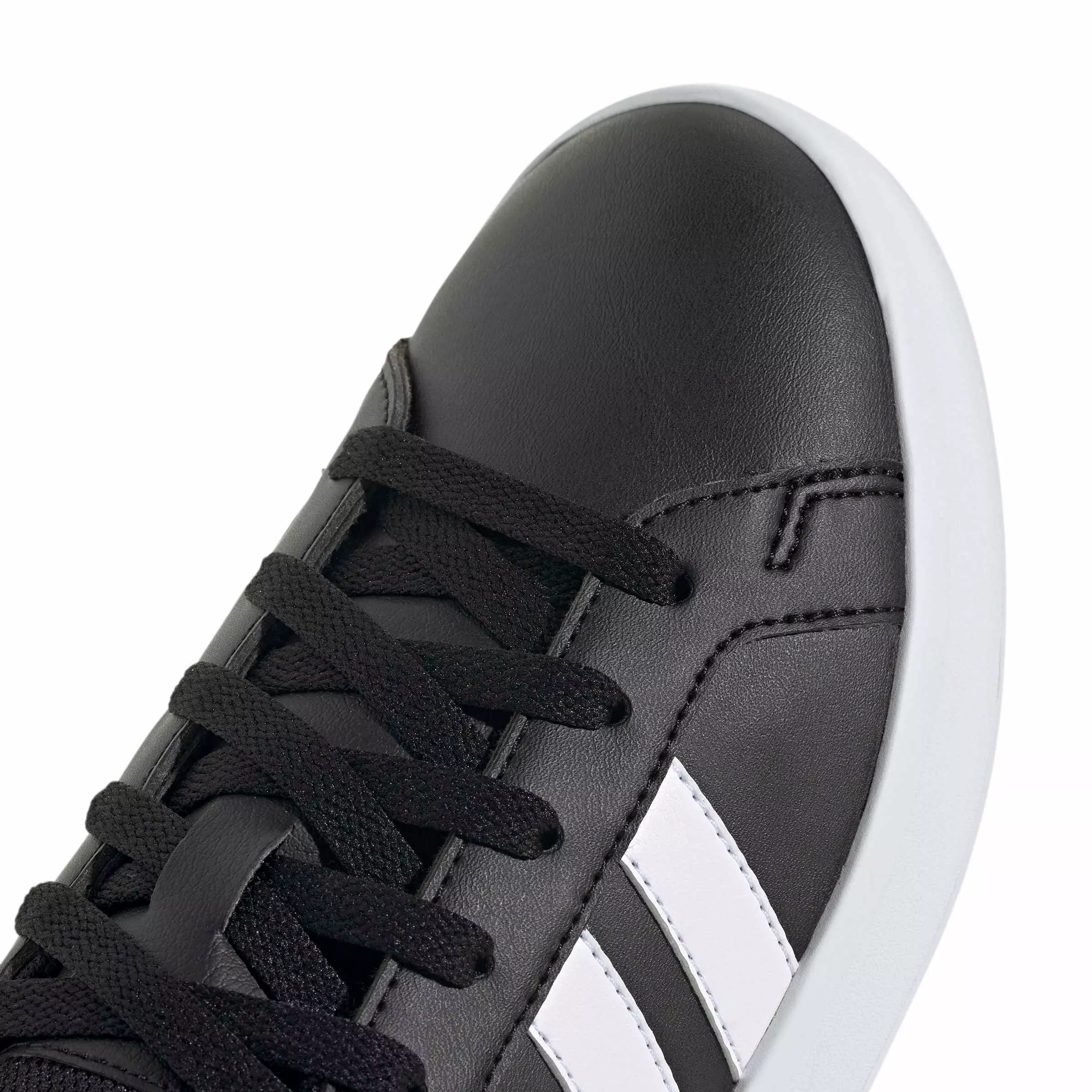 adidas Grand Court 3.0 "Core Black/Ftwr White/Ftwr White" Grade School Boys' Shoe - BLACK/WHITE/WHITE