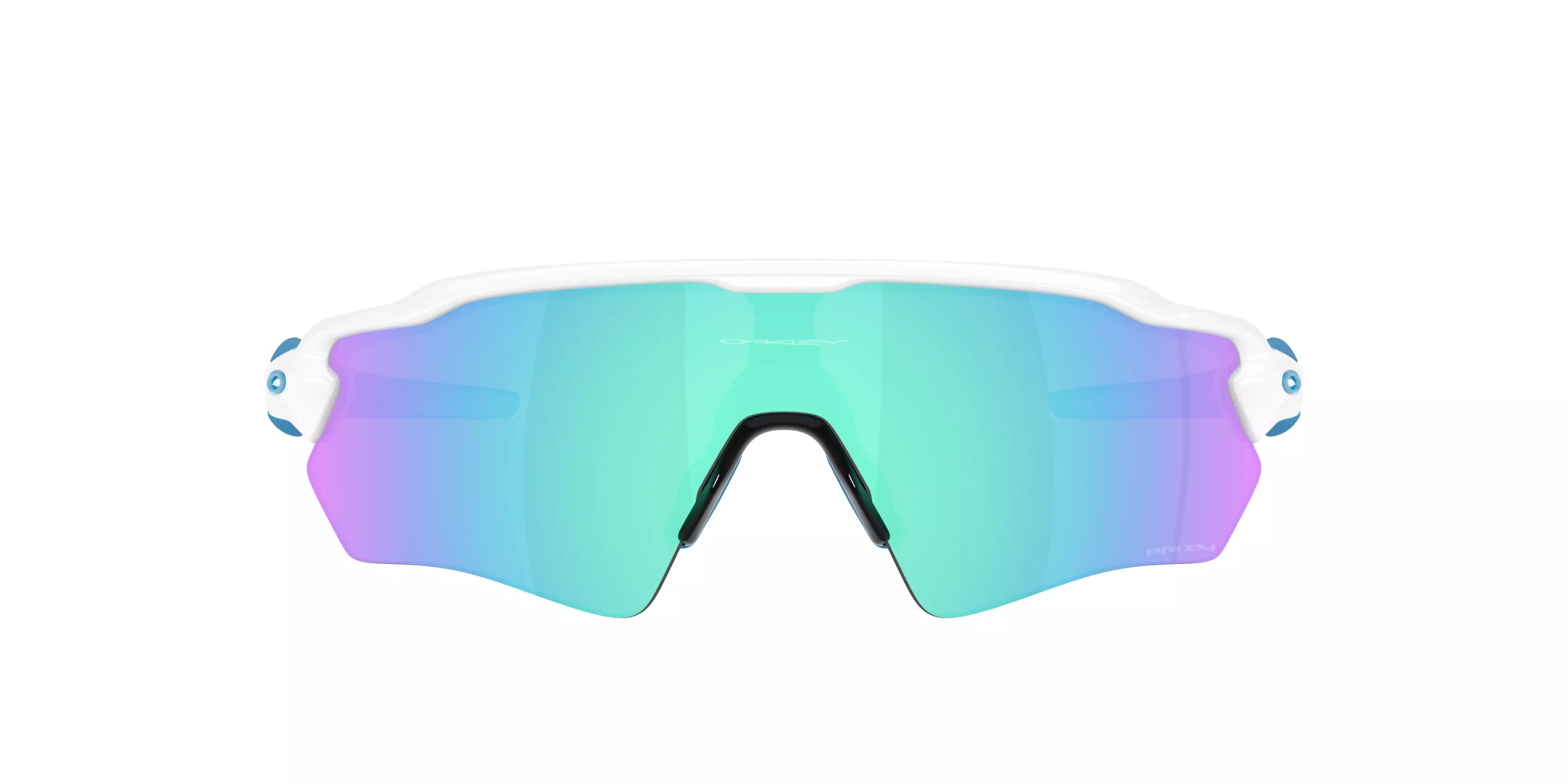 Oakley Radar EV Path S Prizm Blue Sunglasses - Glossy White - WHITE/BLUE