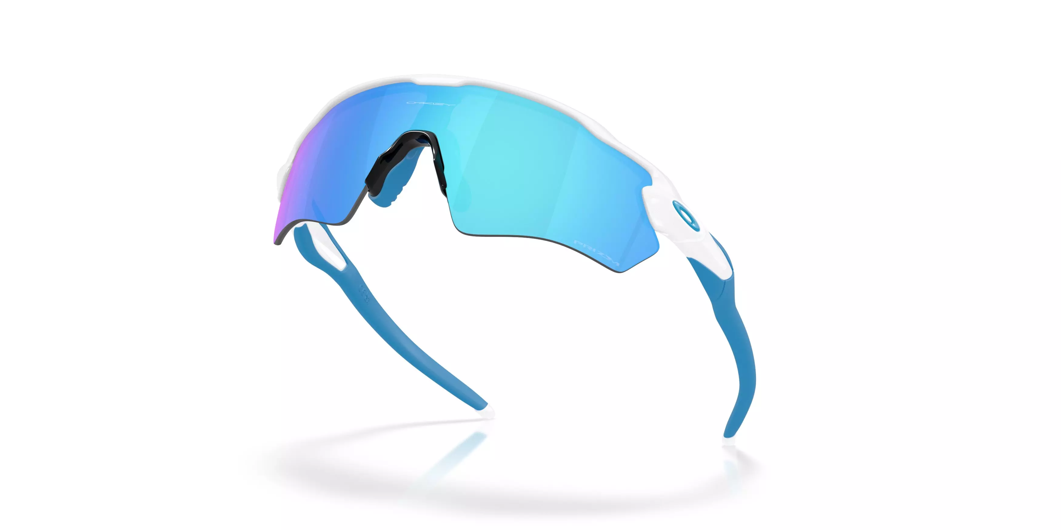 Oakley Radar EV Path S Prizm Blue Sunglasses - Glossy White - WHITE/BLUE