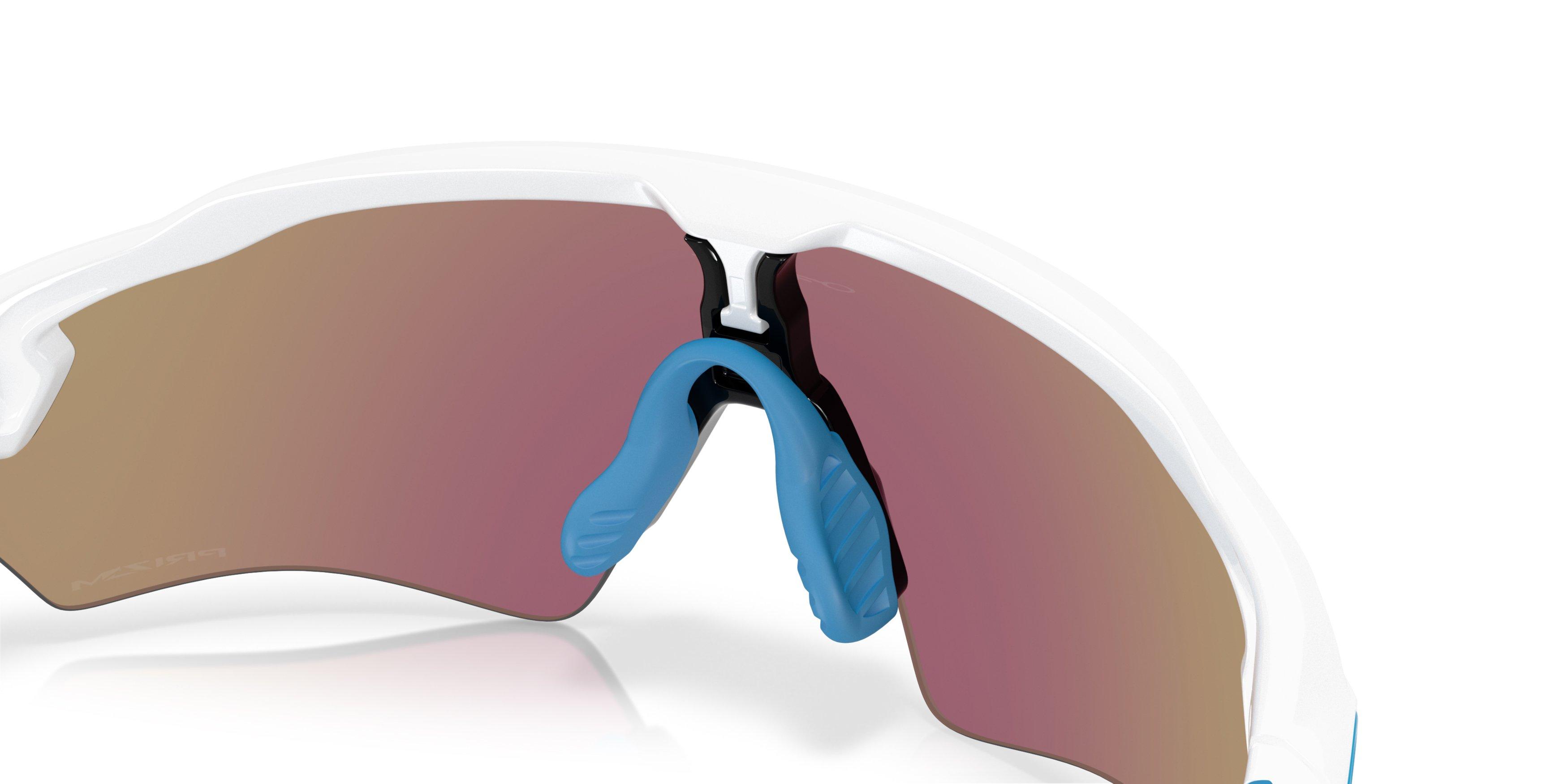 Oakley Radar EV Path S Prizm Blue Sunglasses - Glossy White - WHITE/BLUE Thumbnail View 6
