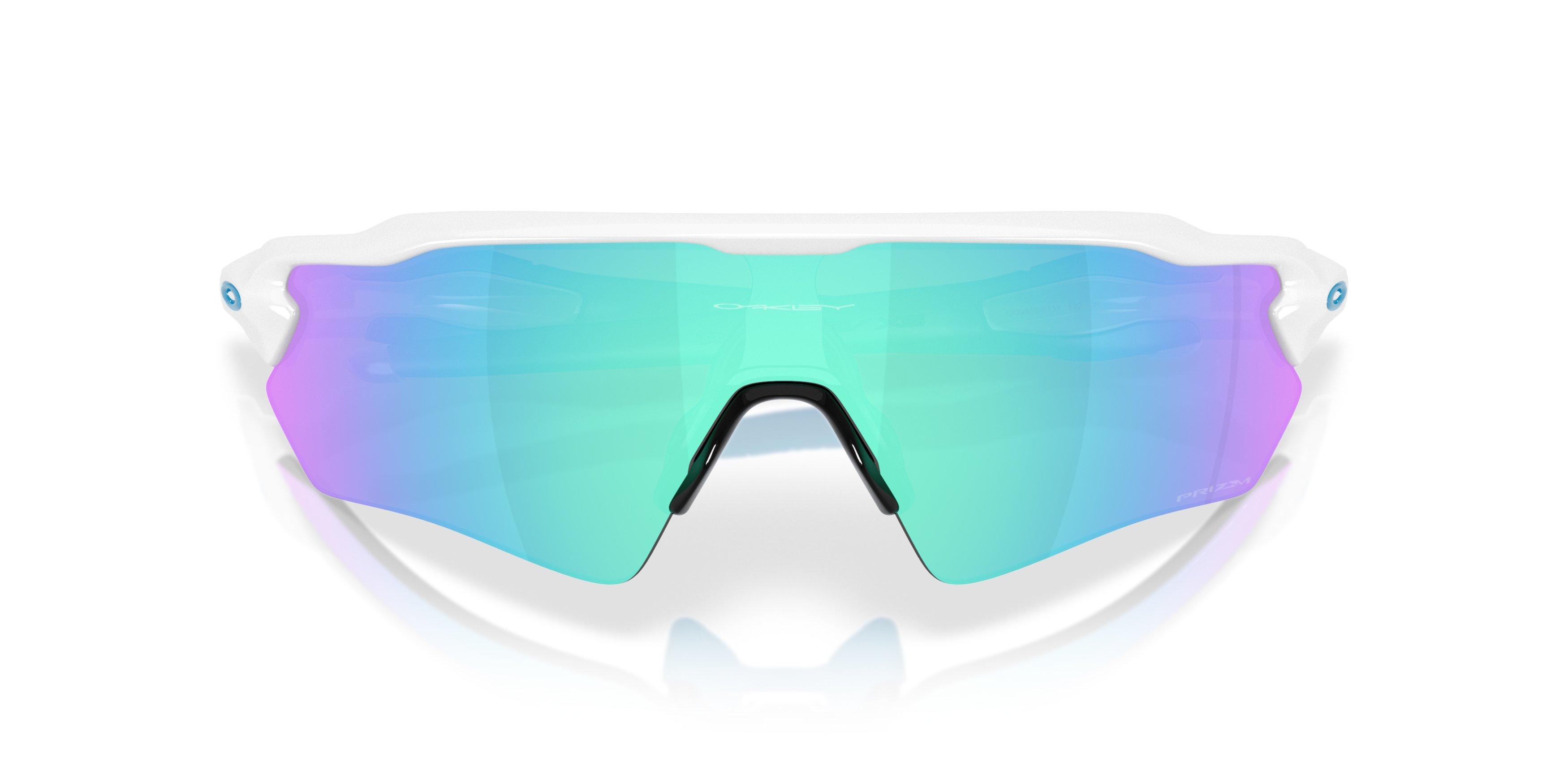 Oakley Radar EV Path S Prizm Blue Sunglasses - Glossy White - WHITE/BLUE Thumbnail View 7