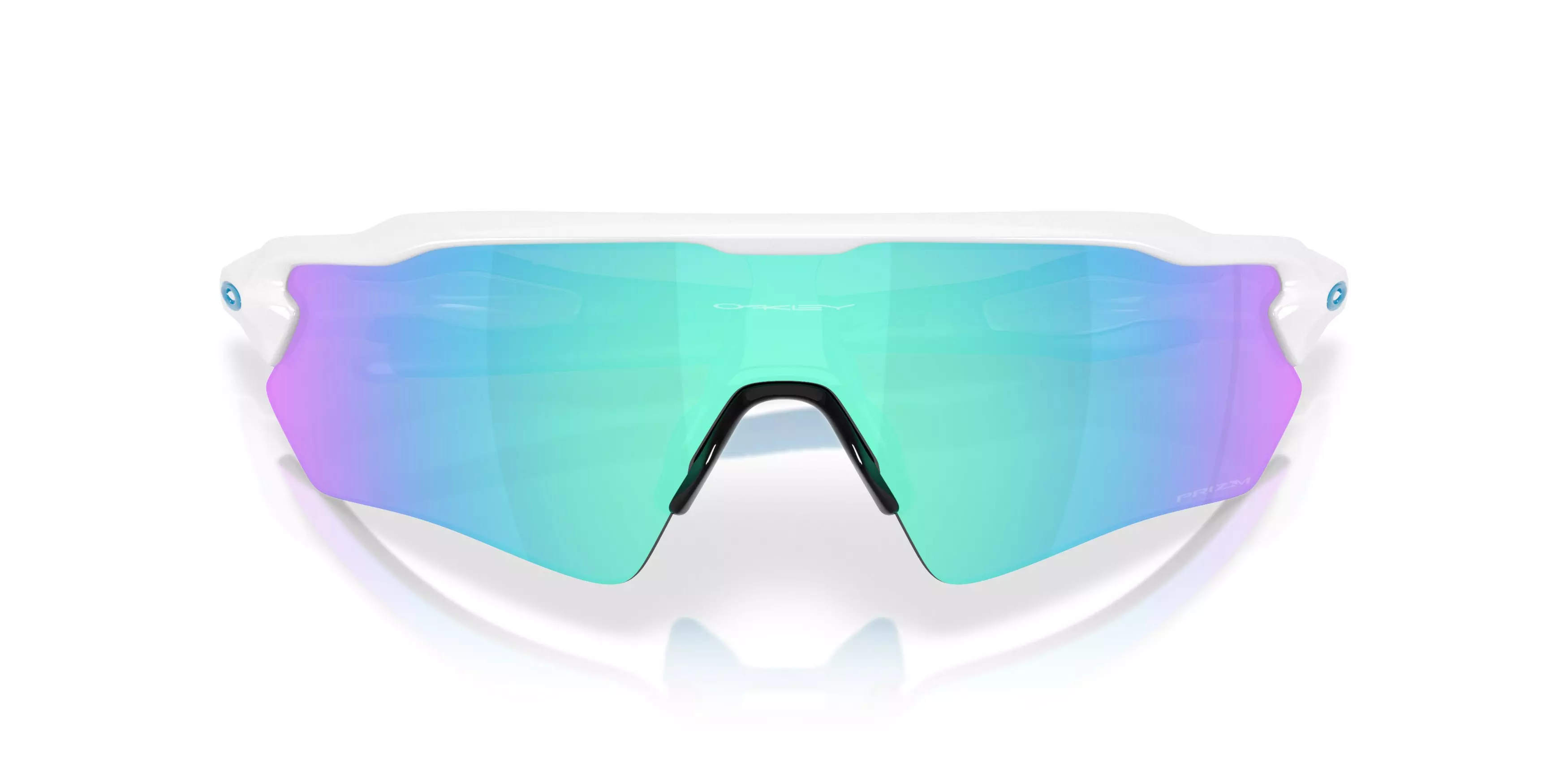 Oakley Radar EV Path S Prizm Blue Sunglasses - Glossy White - WHITE/BLUE