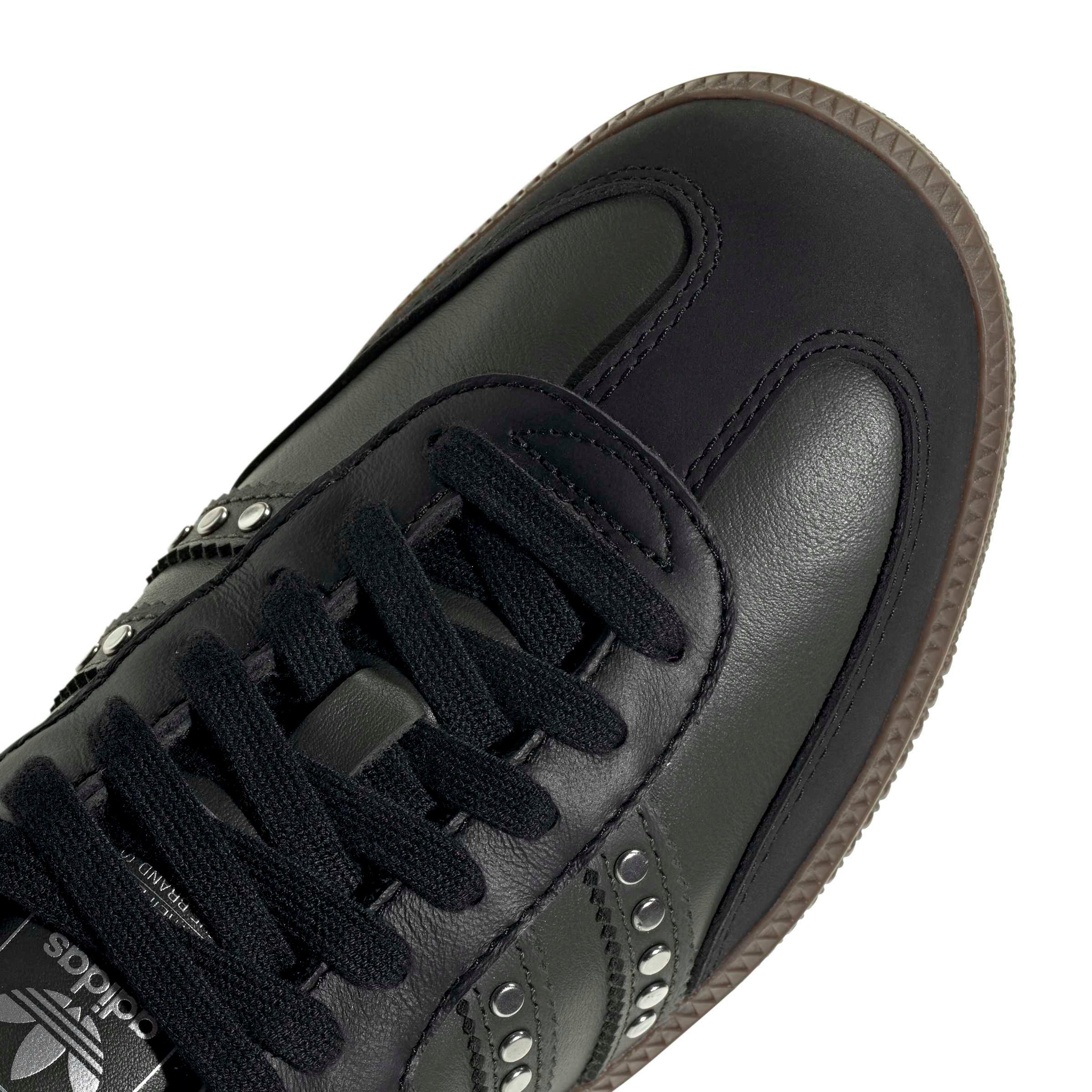 adidas Originals Samba OG "Core Black/Legend Earth/Gum 5" Women's Shoe - BLACK/EARTH/GUM Thumbnail View 7