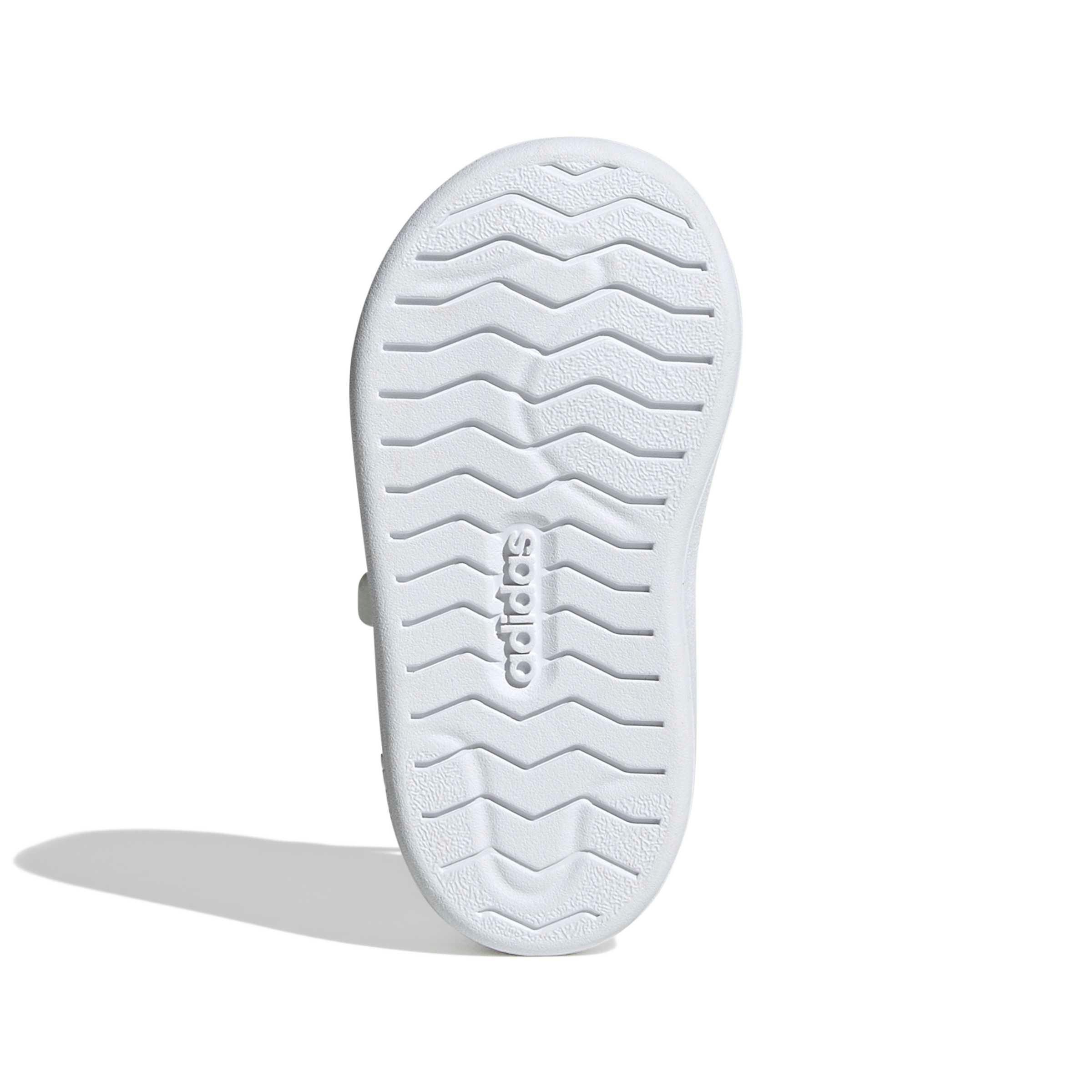 adidas Streettalk "Ftwr White/Iridescent/Core White" Infant Girls' Shoe - WHITE/IRIDESCENT/WHITE