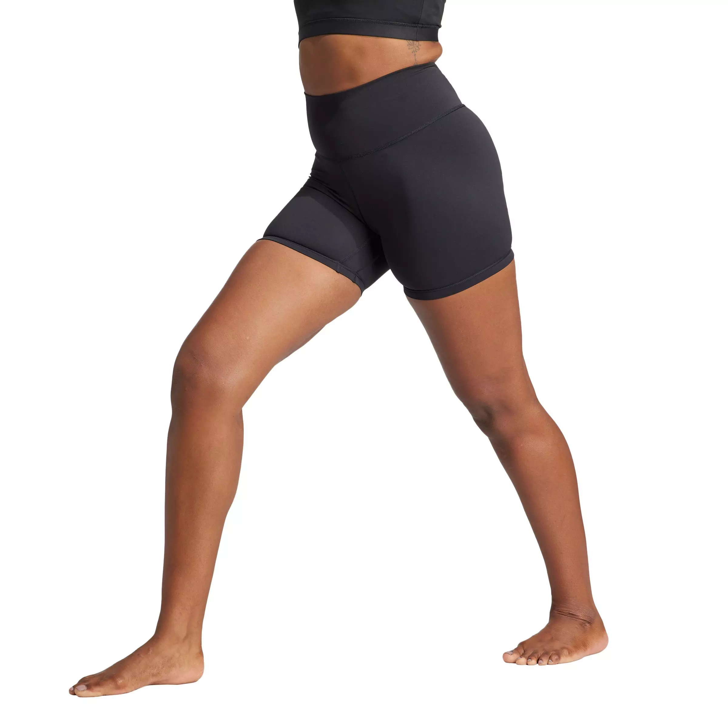 adidas Women's All Me 5-Inch Short Leggings-Black - BLACK