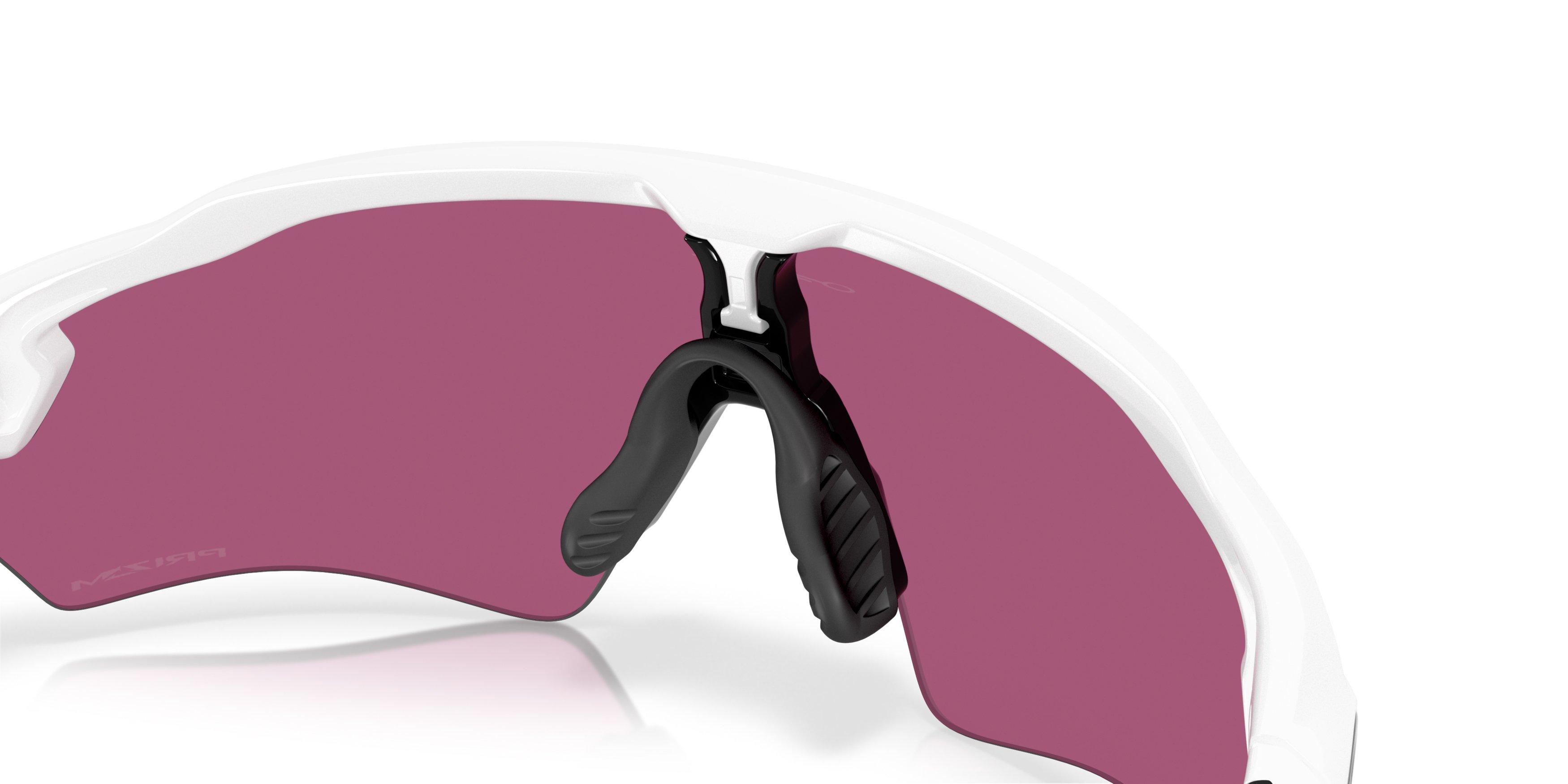 Oakley Radar EV Path S Prizm Field Sunglasses - Polished White - WHITE/RED Thumbnail View 6