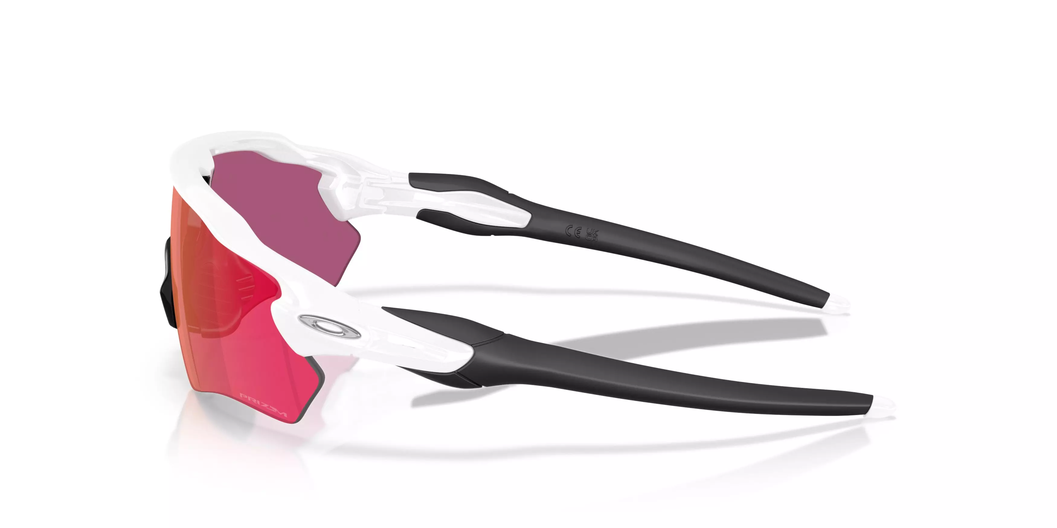 Oakley Radar EV Path S Prizm Field Sunglasses - Polished White - WHITE/RED